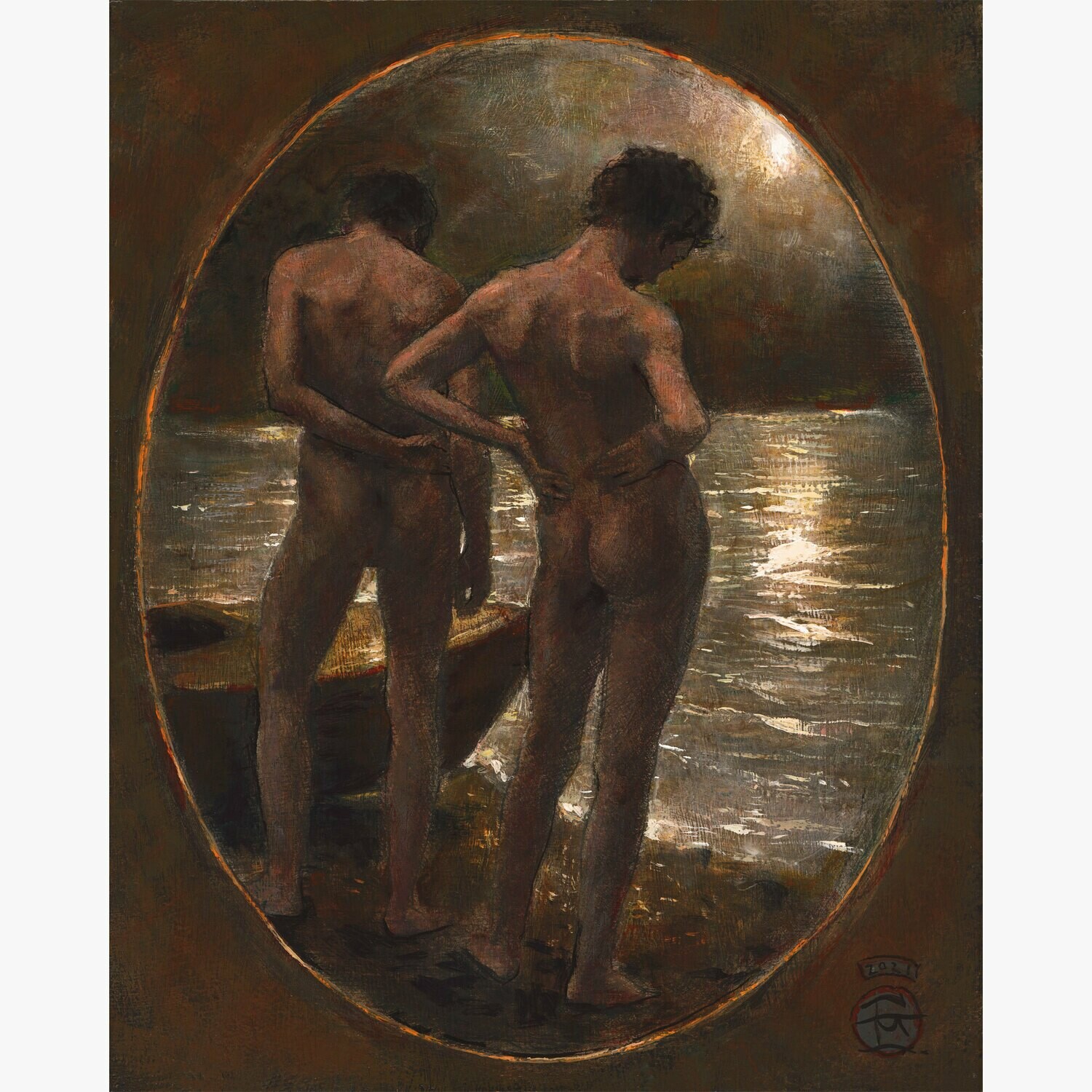 &quot;The Promise&quot; Original  Painting on Panel