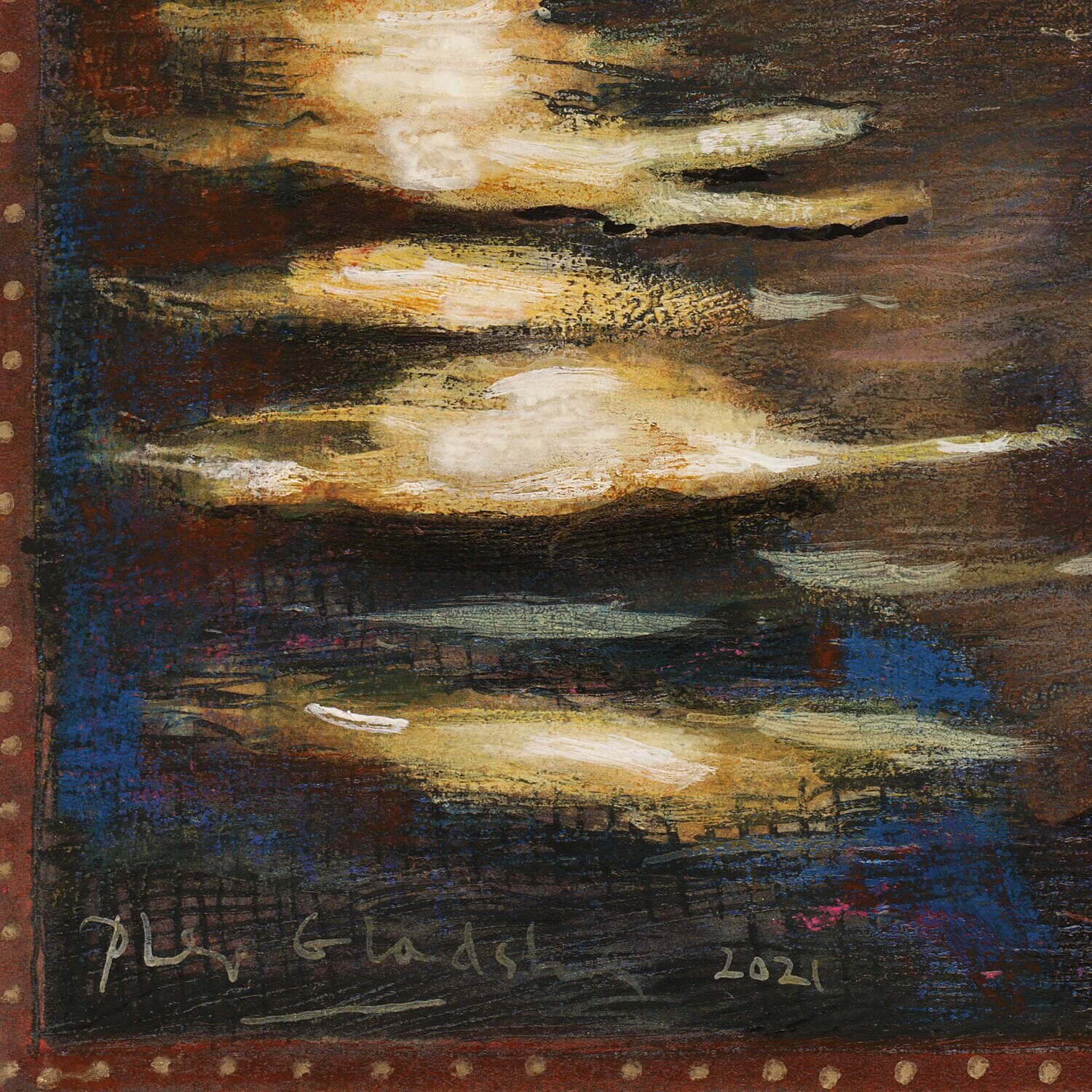 "Walkaway" Original Mixed-Media Work on Paper
