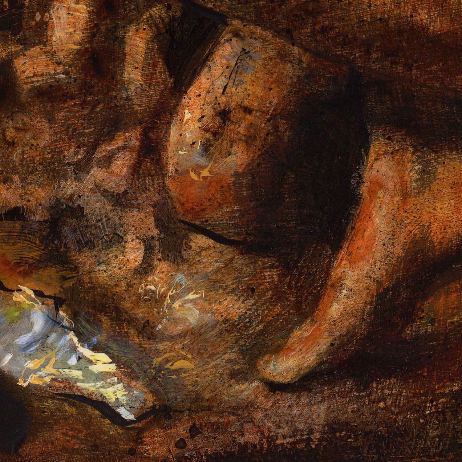 "The Keeper of the Calm" Original  Painting on Panel