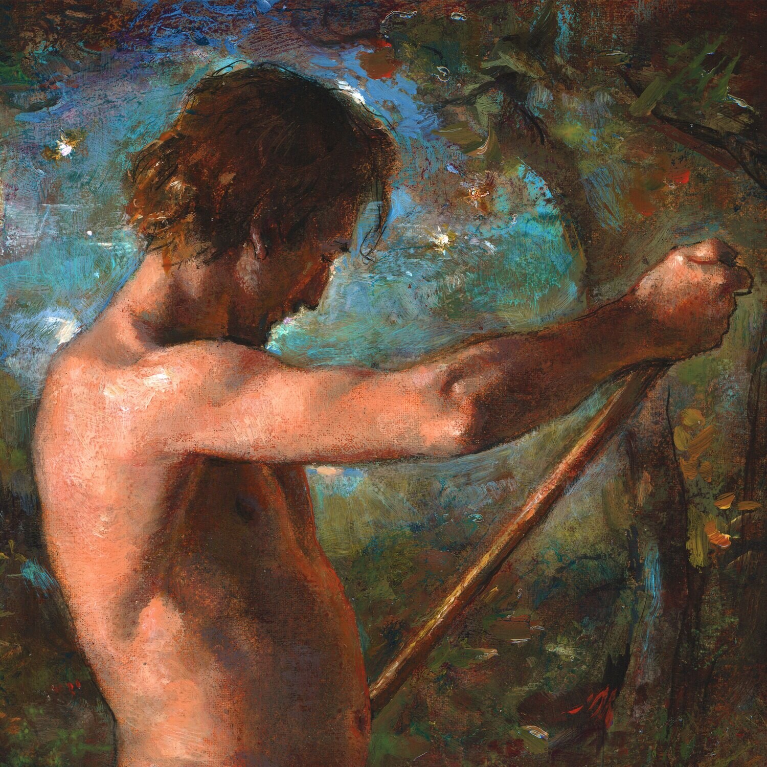 "The Navigator" Original  Painting on Panel