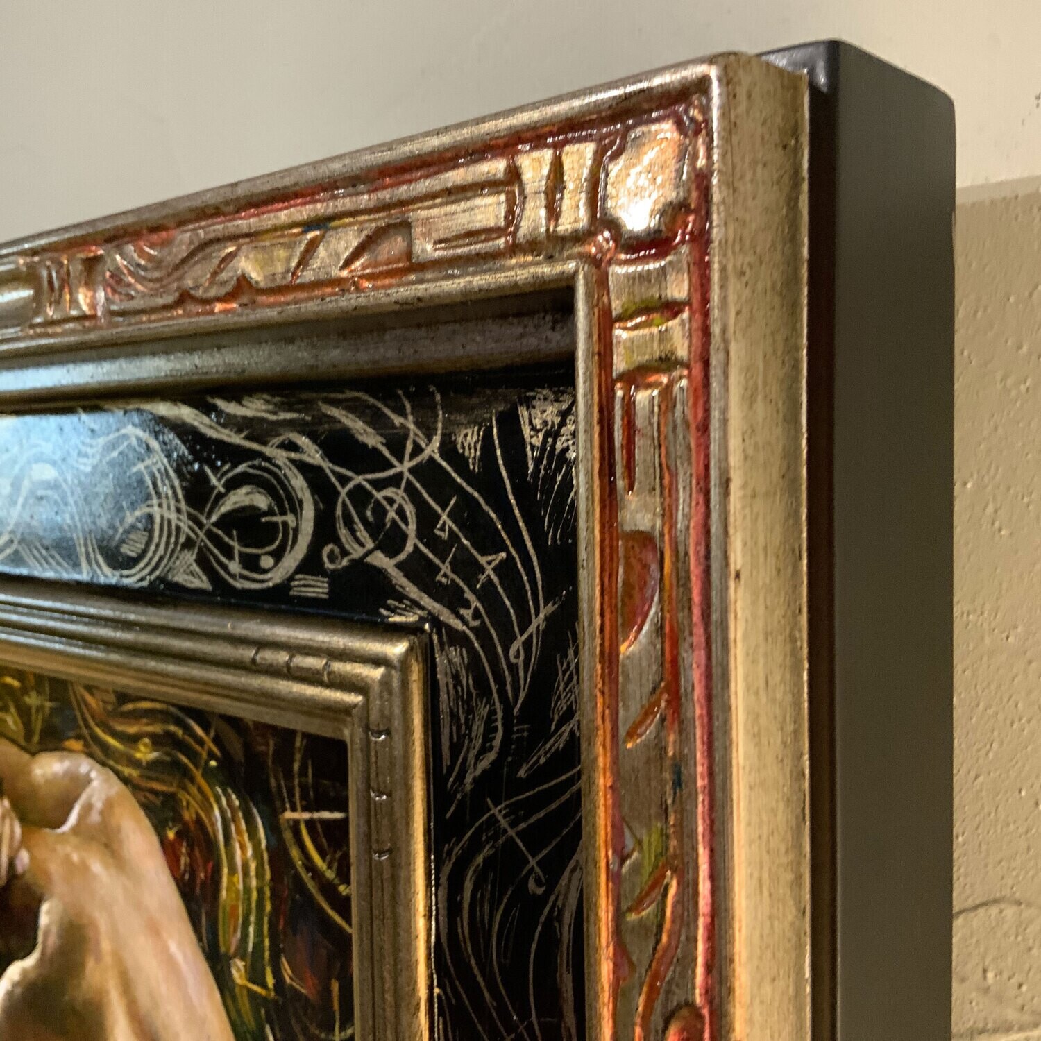"Adagio for Longing" Original Painting on Panel and Artist's Frame