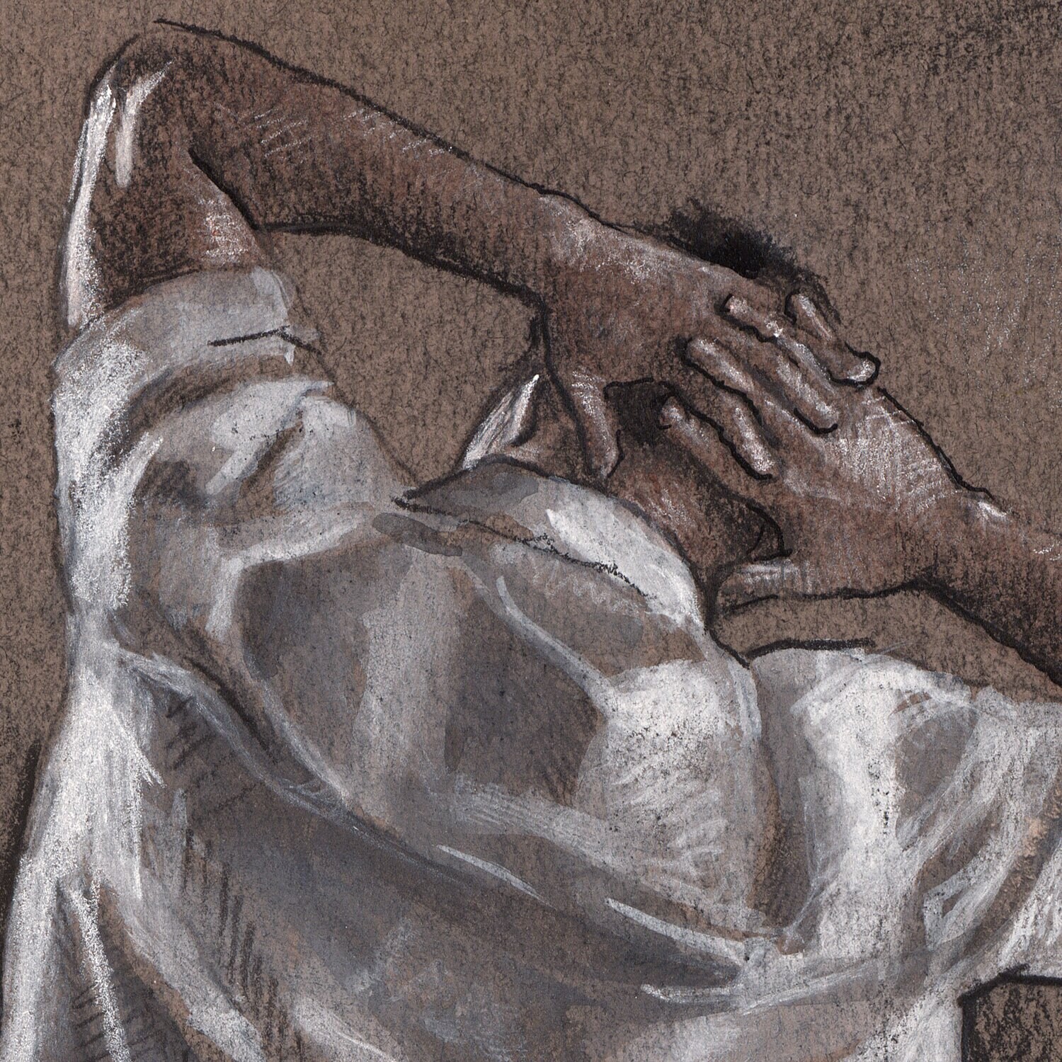 Untitled (Man with a White Shirt) Original Work on Paper