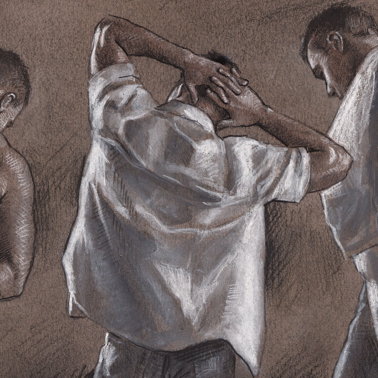 Untitled (Man with a White Shirt) Original Work on Paper