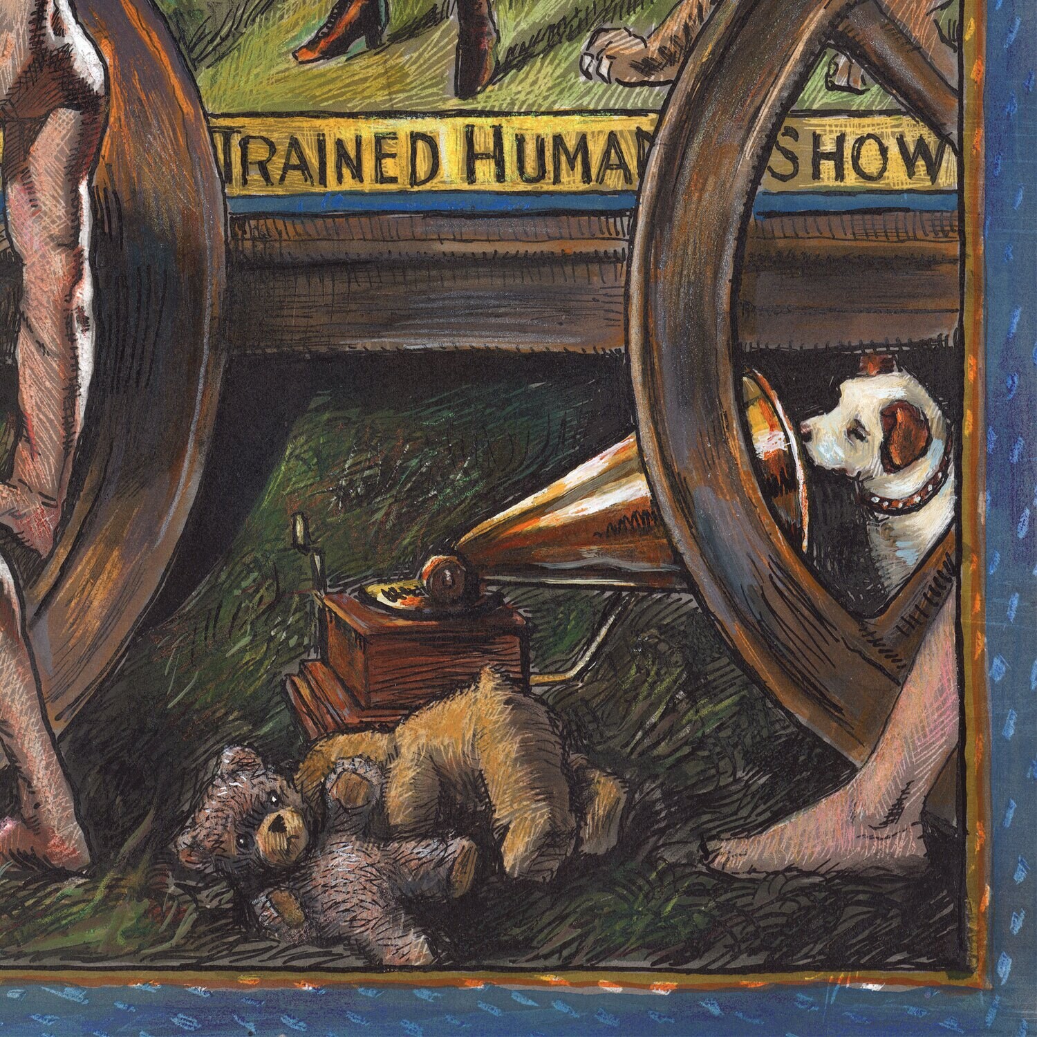 "The Trained Human Show" Original Work on Paper