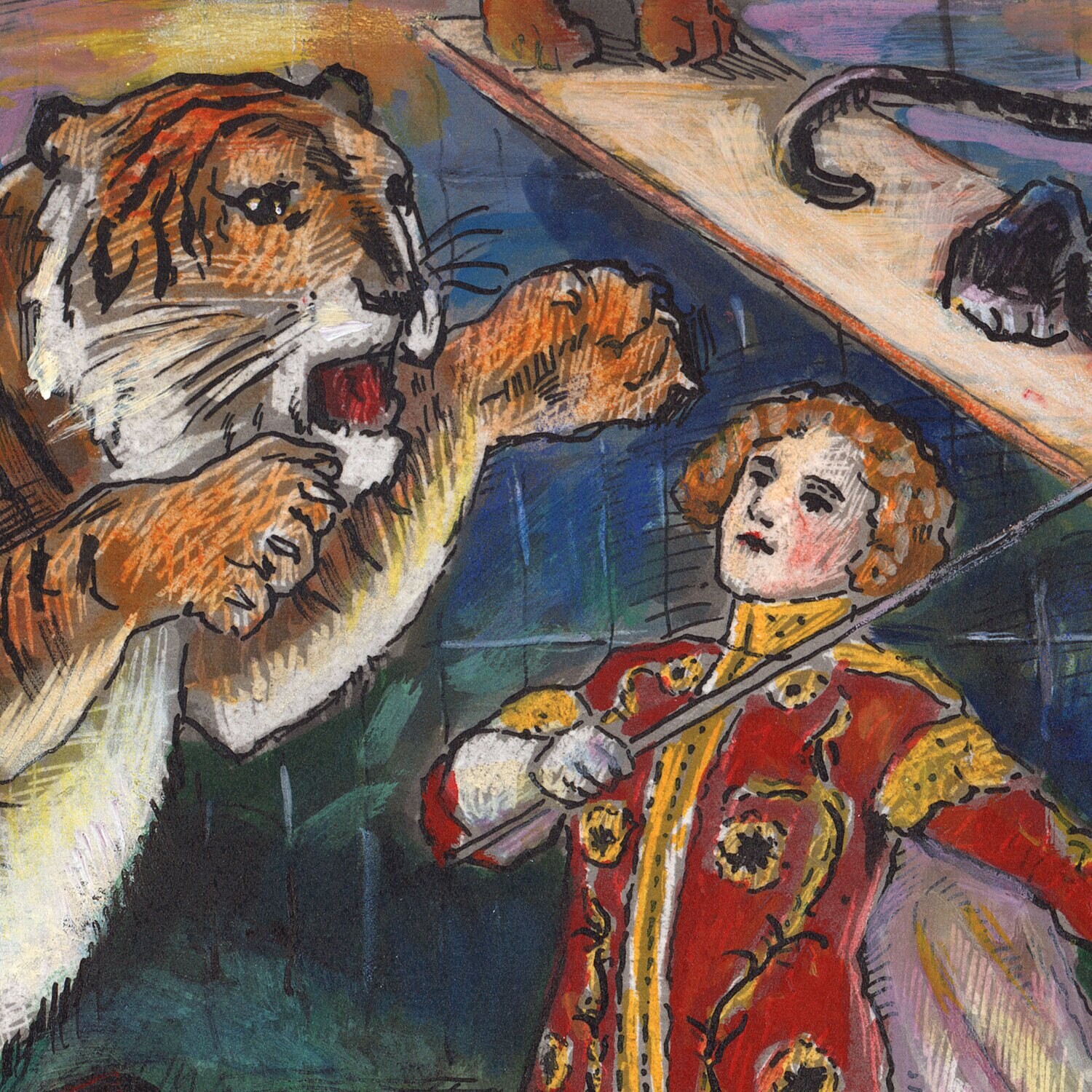 "The Trained Human Show" Original Work on Paper