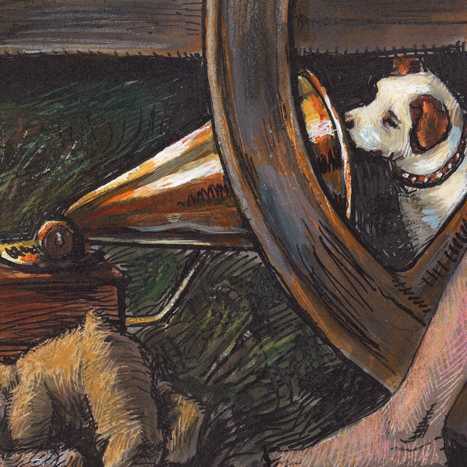 "The Trained Human Show" Original Work on Paper
