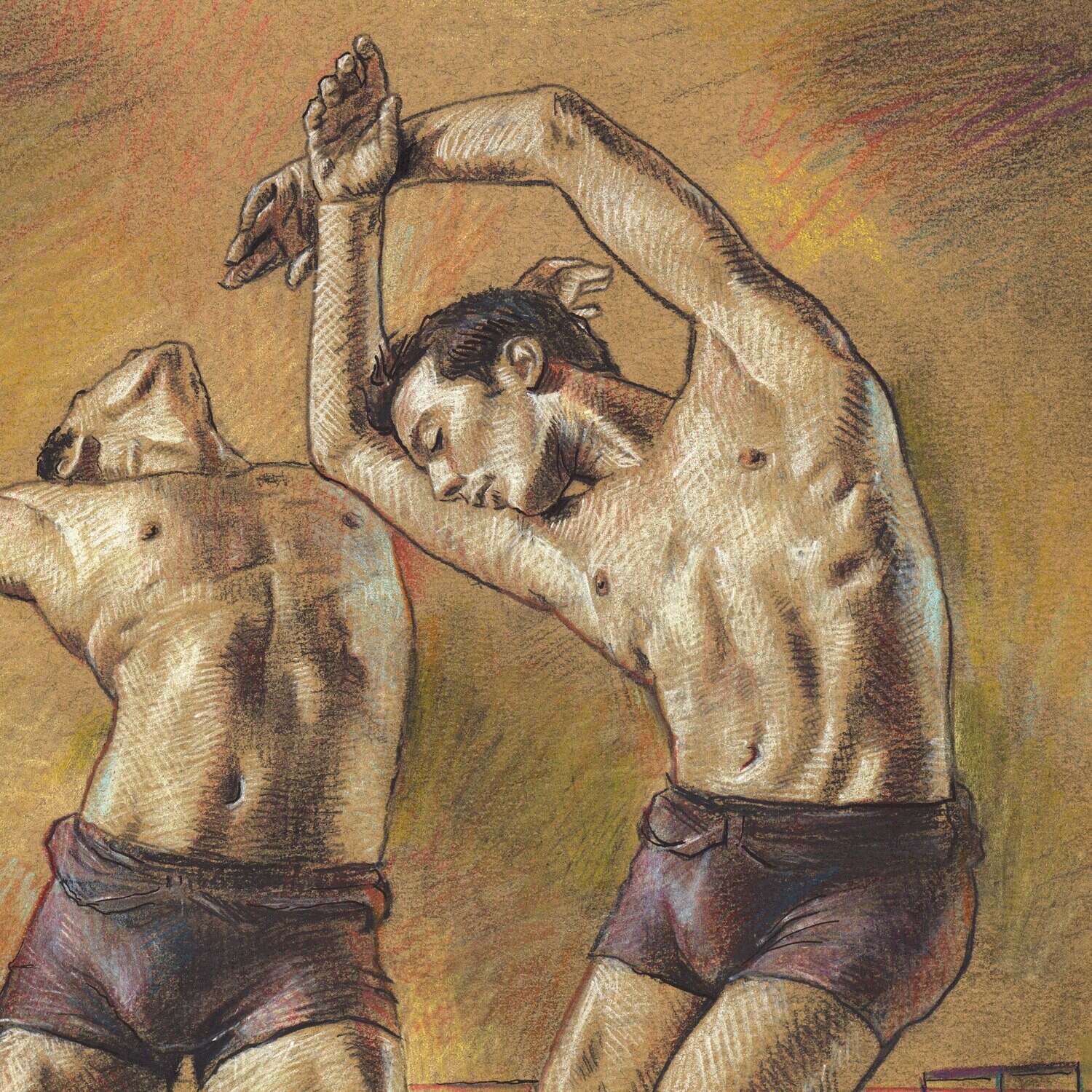 Untitled Dancers Original Work on Paper