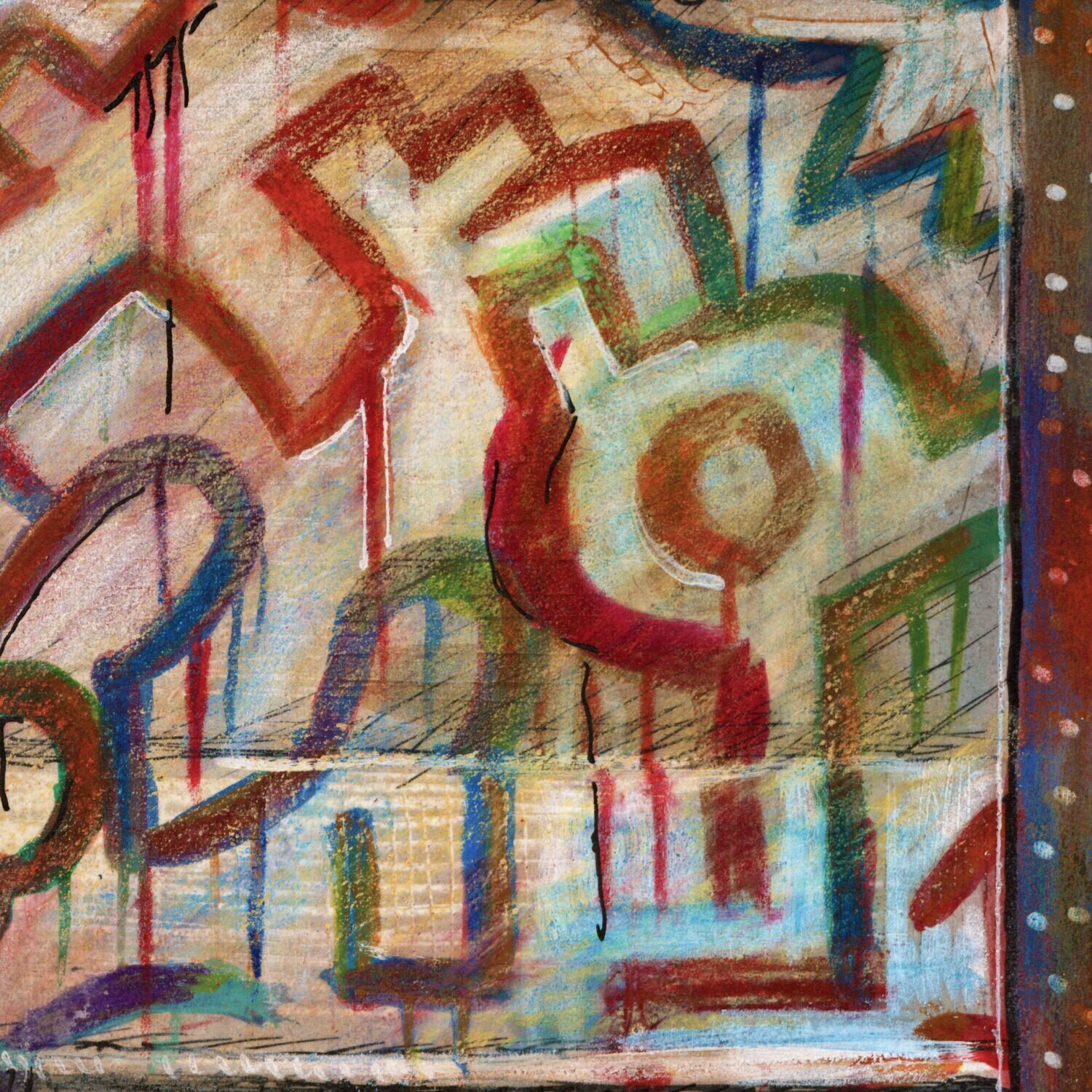 "Fearless Again (for Keith Haring)" Original Work on Paper