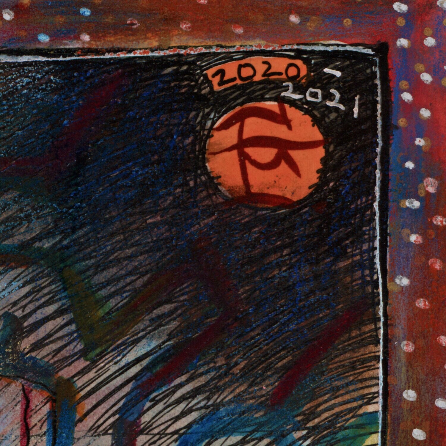 "Fearless Again (for Keith Haring)" Original Work on Paper