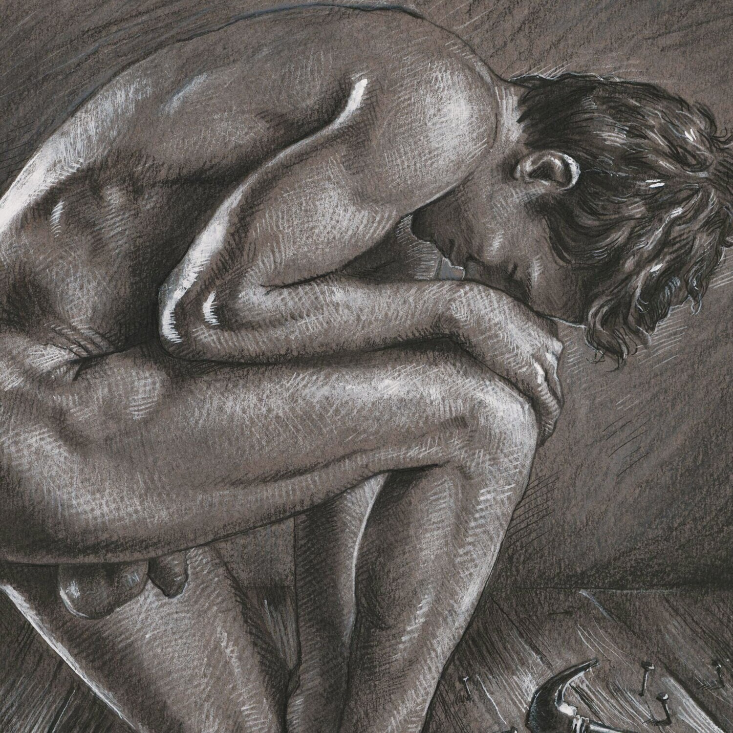 "The Laborer" Original Drawing