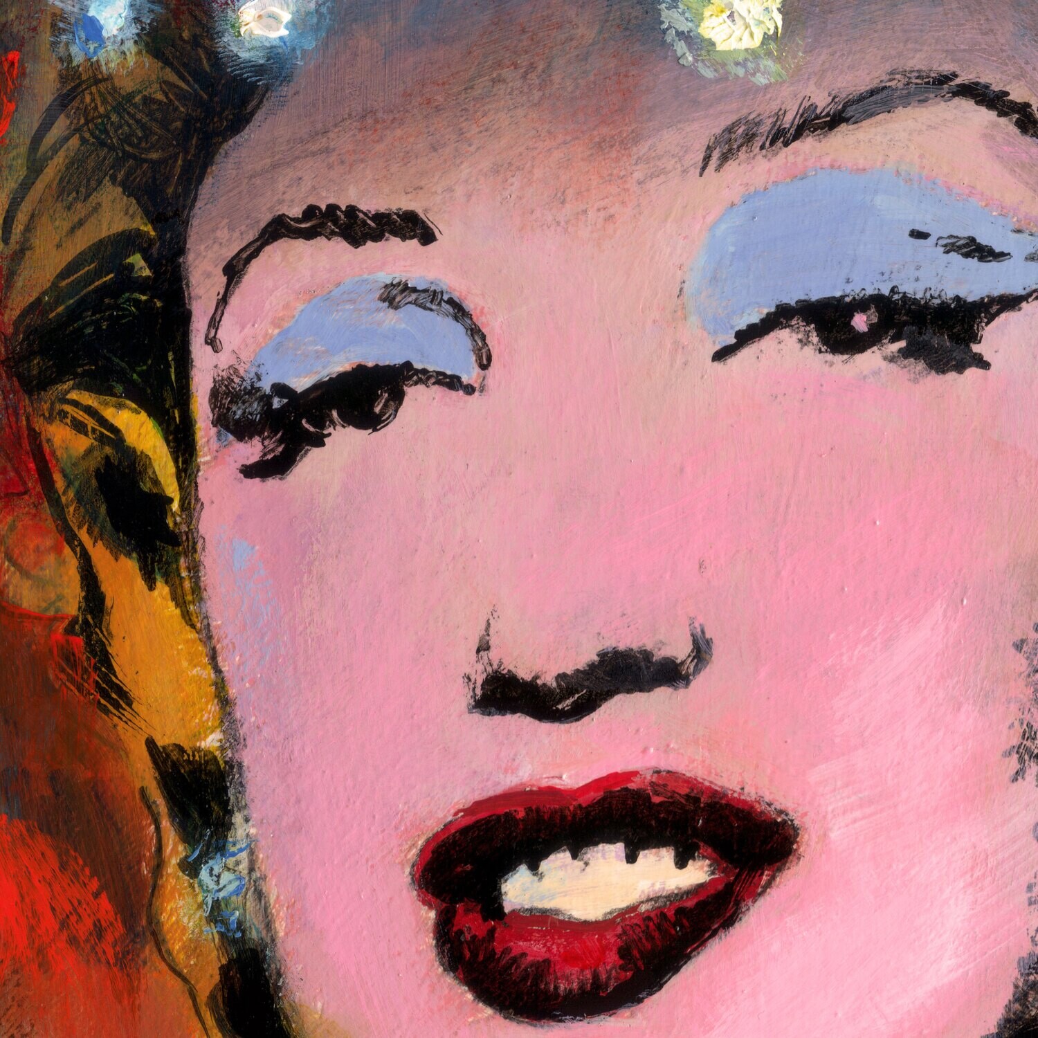 "The Cinemaphile" Original Painting on Panel with Artist's Frame