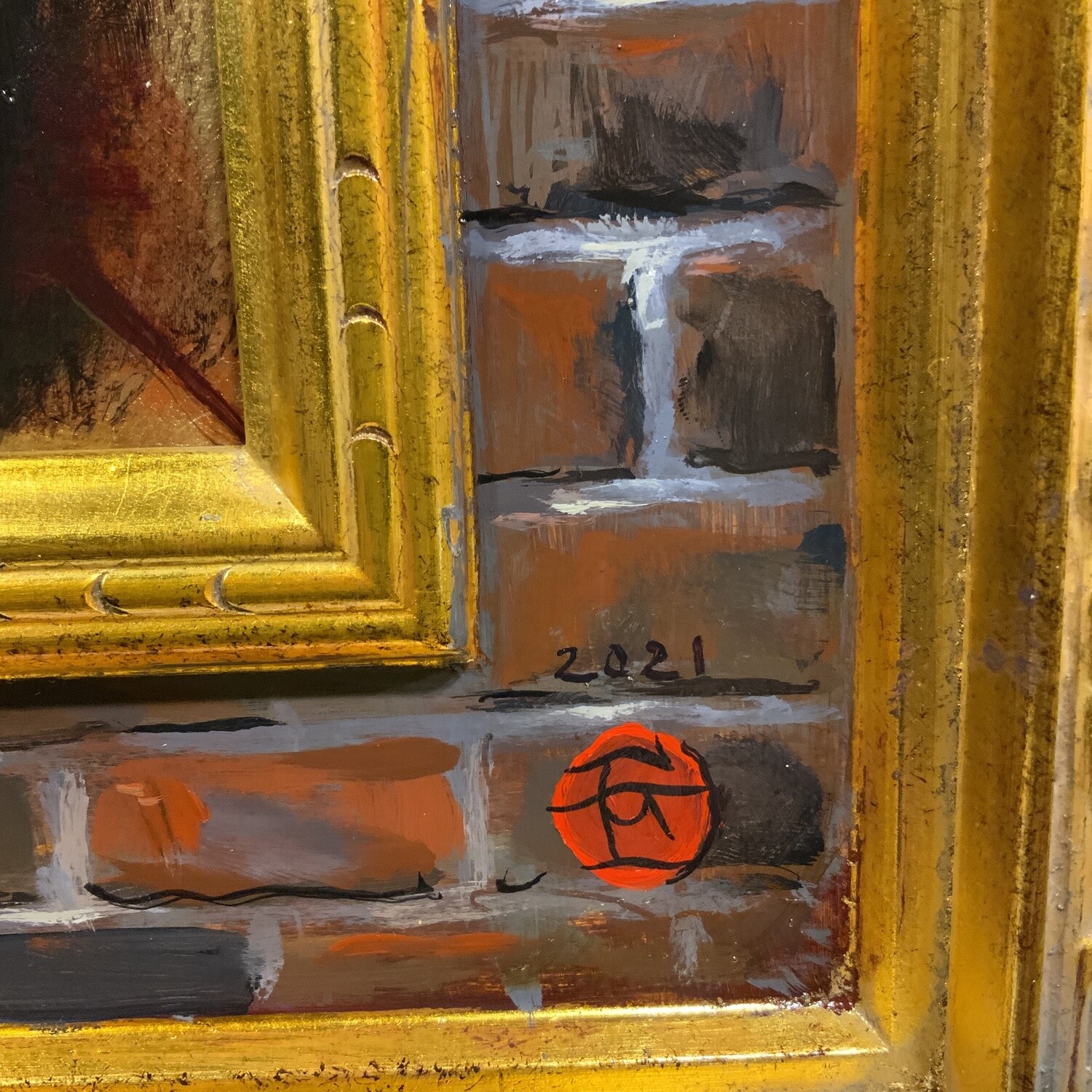 "Hope" Original Painting on Panel with Artist's Frame