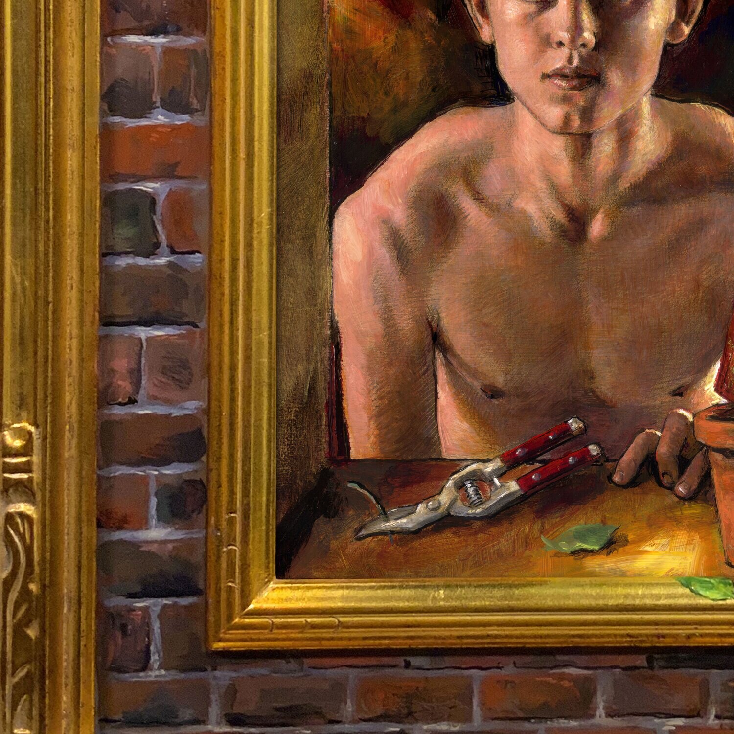 "Hope" Original Painting on Panel with Artist's Frame