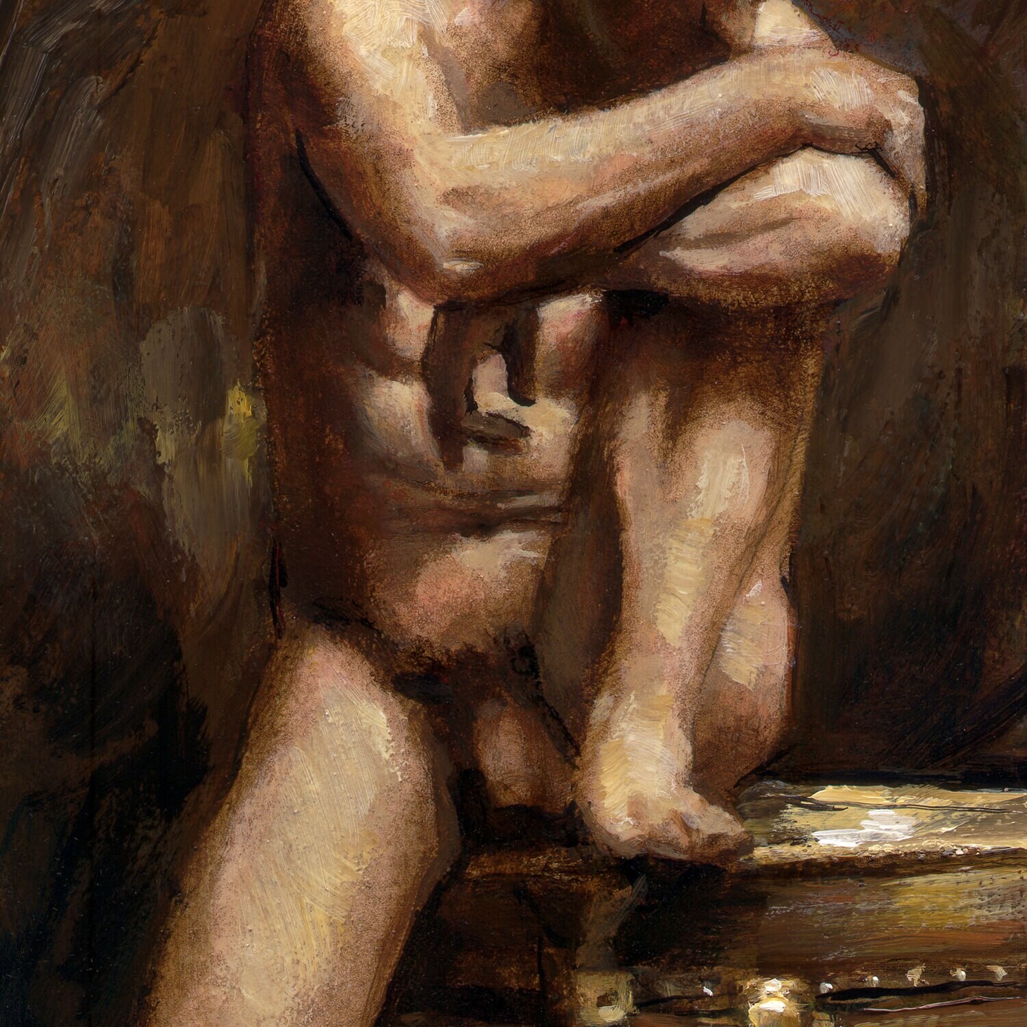 "Locked" Original Painting on Panel