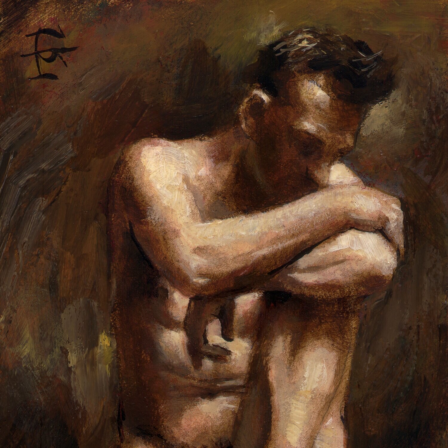 "Locked" Original Painting on Panel