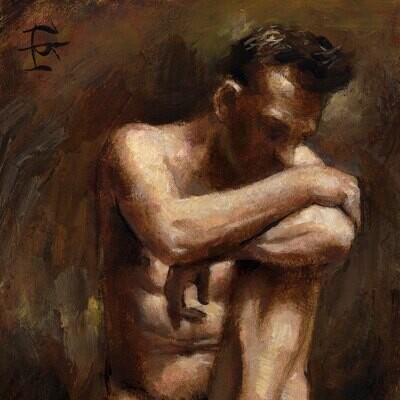 "Locked" Original Painting on Panel
