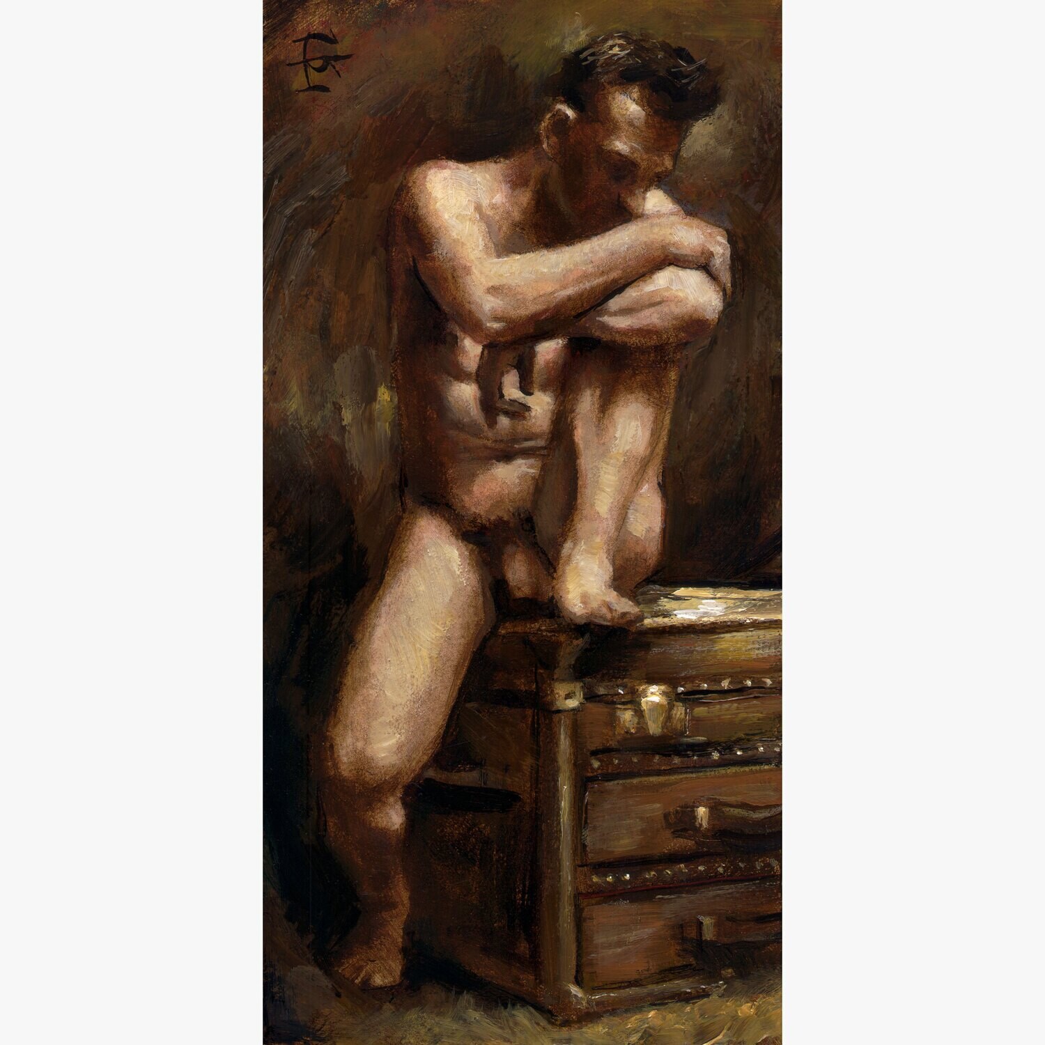 &quot;Locked&quot; Original Painting on Panel