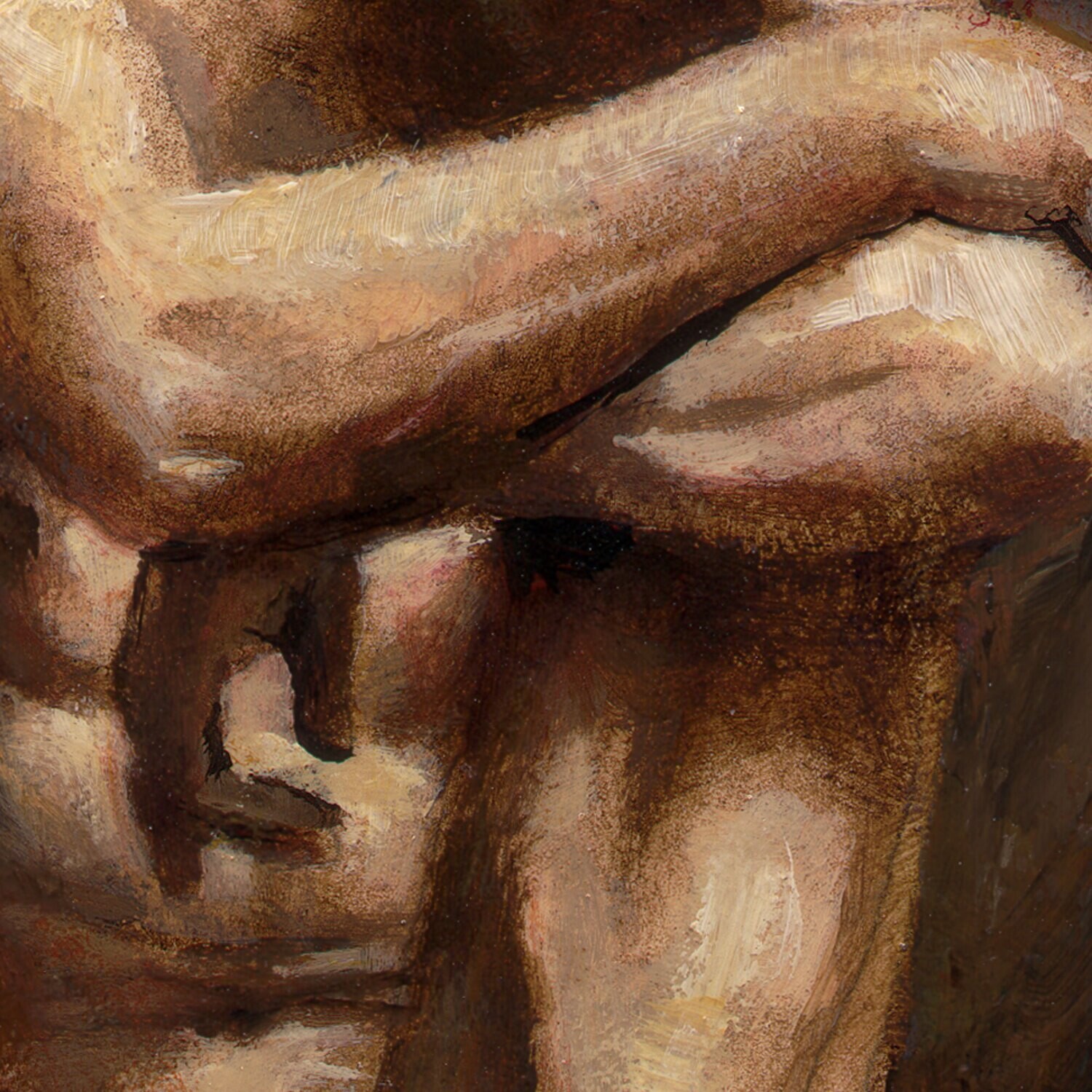 "Locked" Original Painting on Panel
