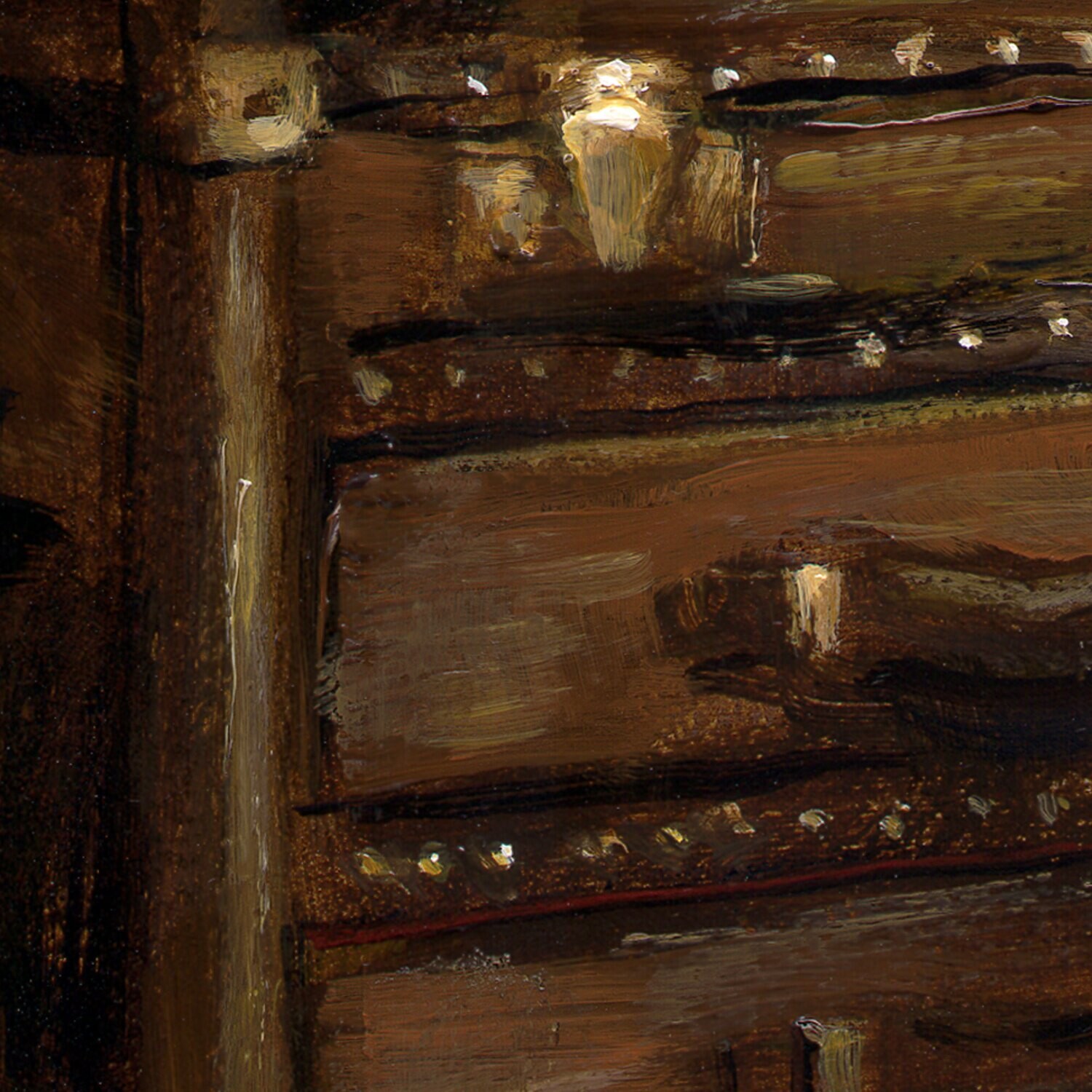 "Locked" Original Painting on Panel