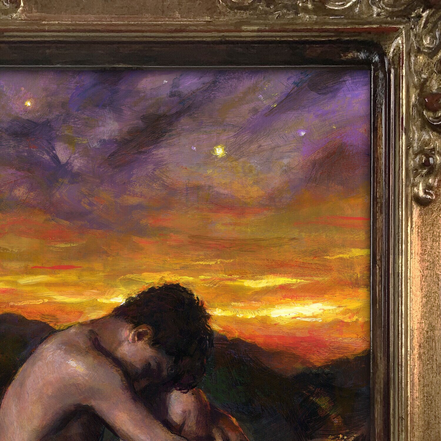 "Above it All" Original Framed Painting on Panel