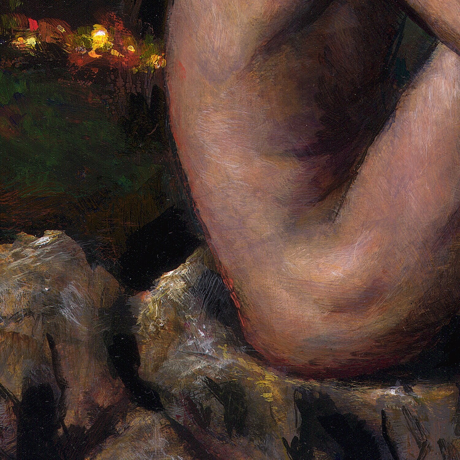 "Above it All" Original Framed Painting on Panel