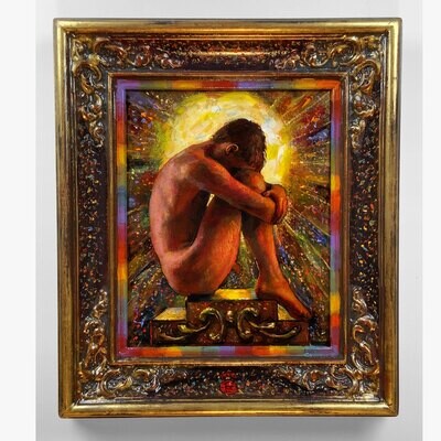 &quot;The Equinox&quot; Original Painting on Framed Panel