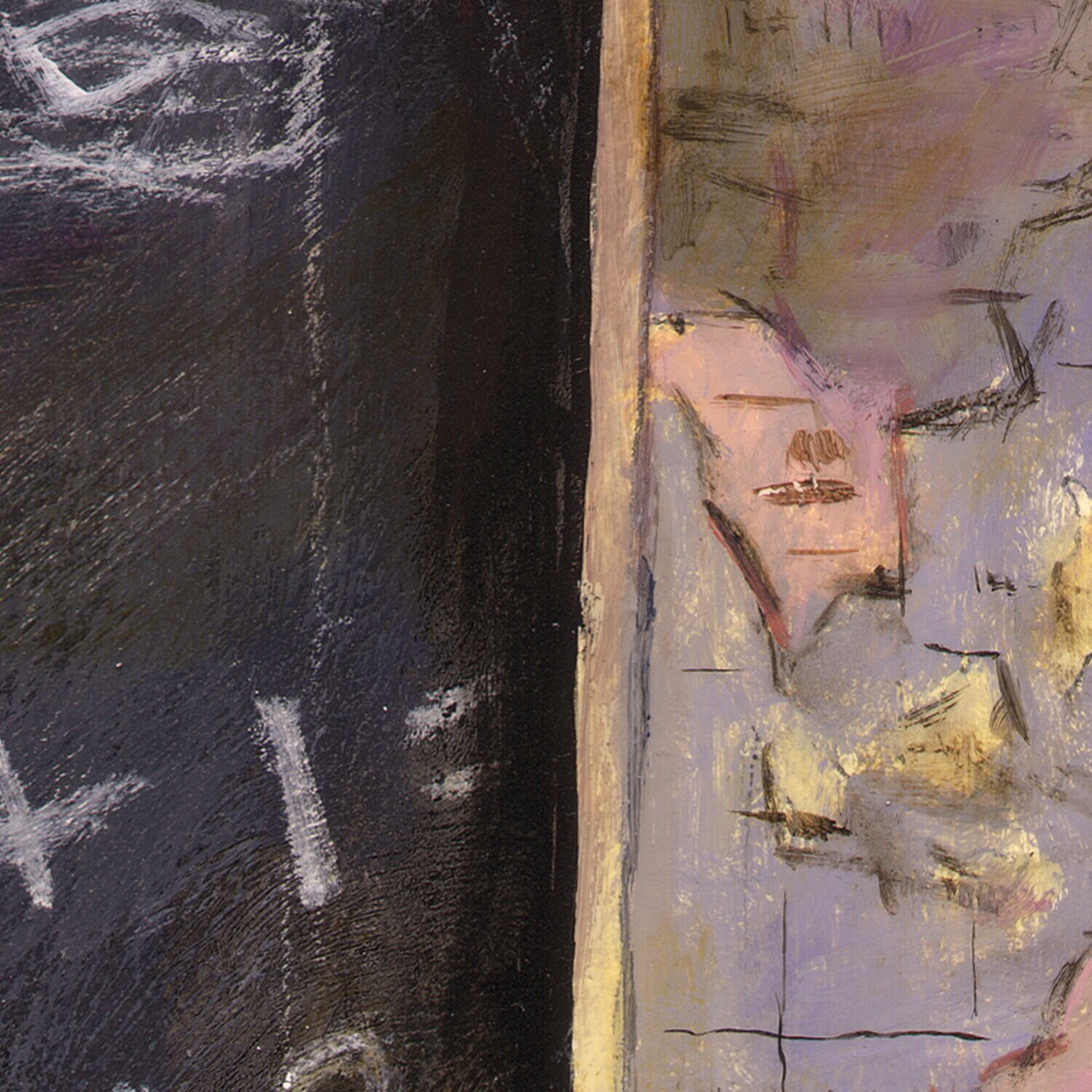 "The Lesson (How to Be a Man)" Original Painting on Panel