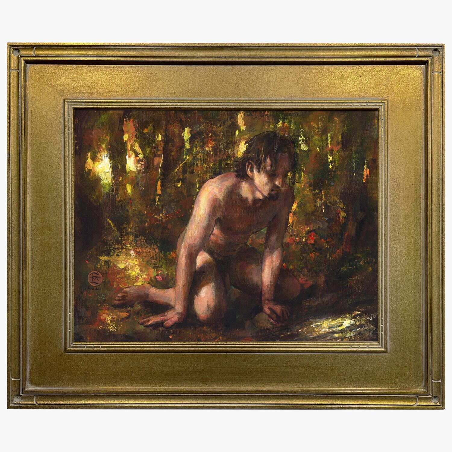 "Autumn" Original Painting on Linen, Framed