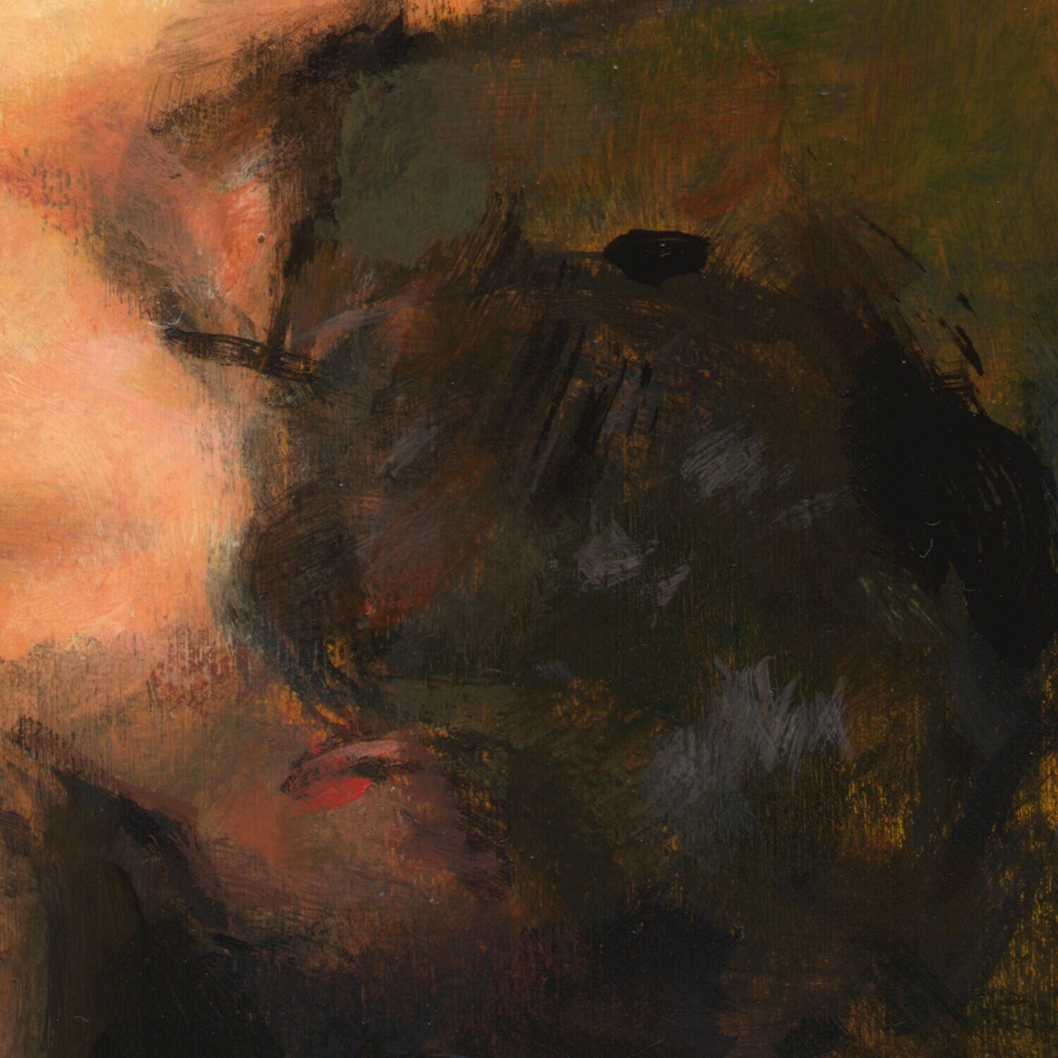 "Fallen" (after Etty) Original Painting on Panel, Framed