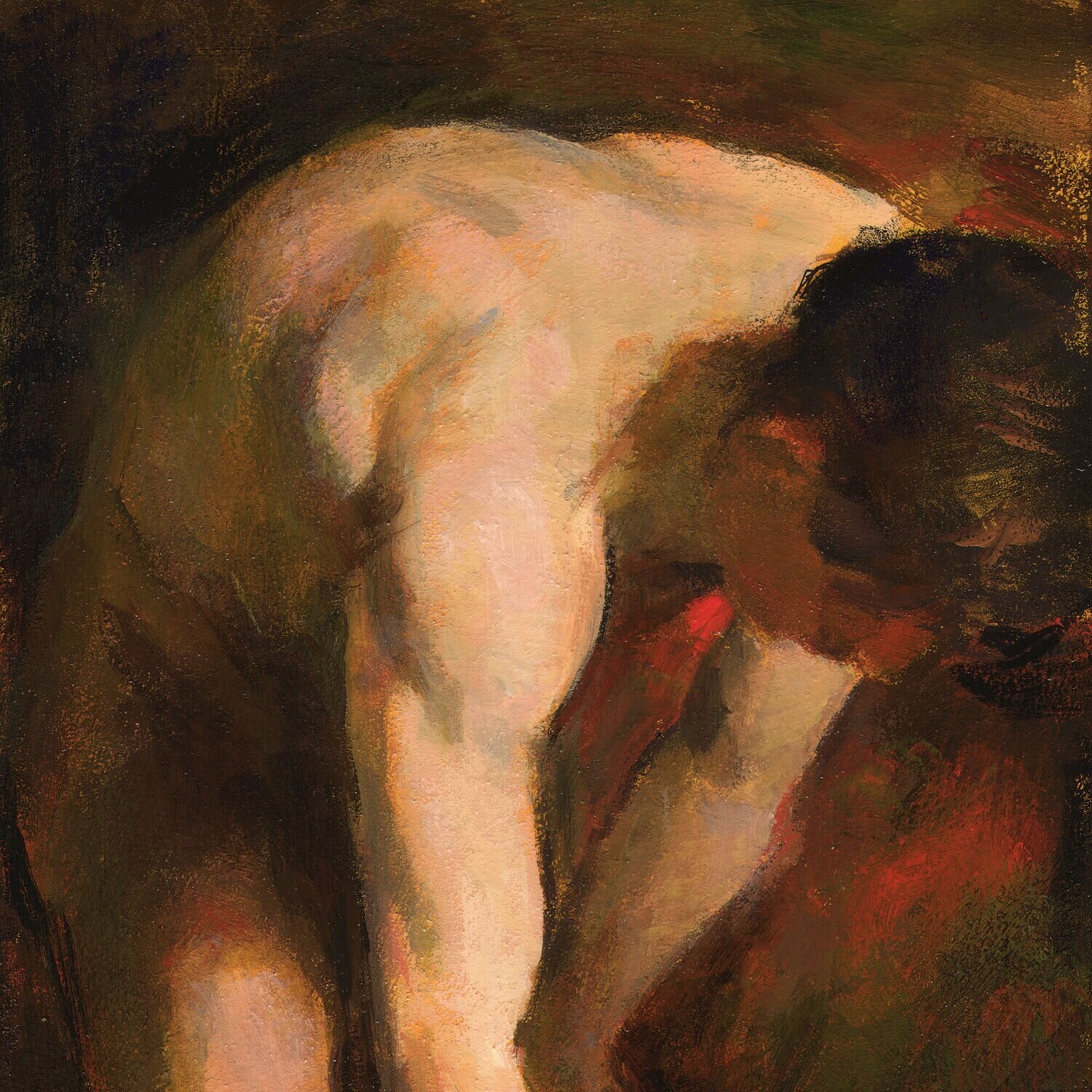 "Dwindling Time" (after Etty) Original Painting on Panel