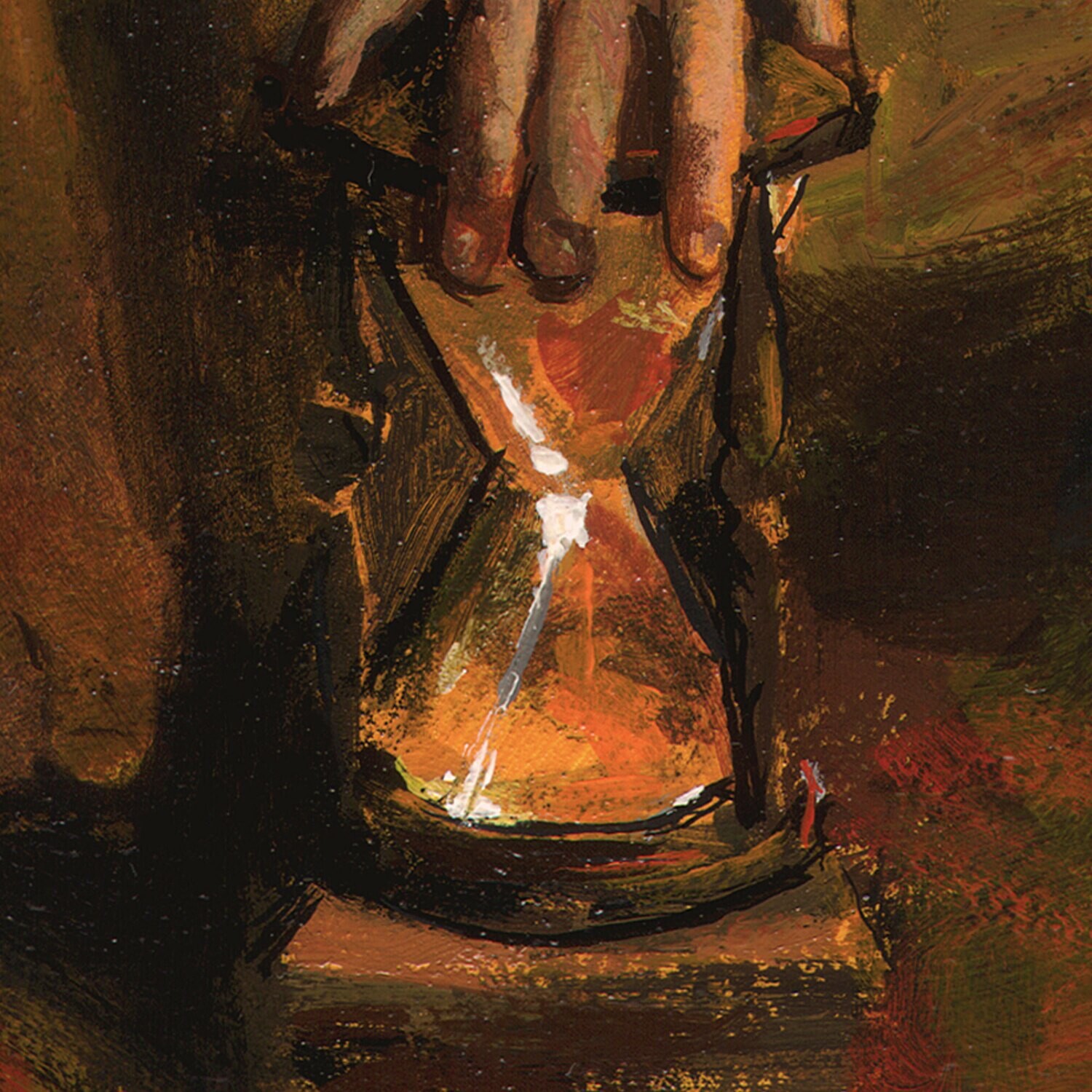 "Dwindling Time" (after Etty) Original Painting on Panel