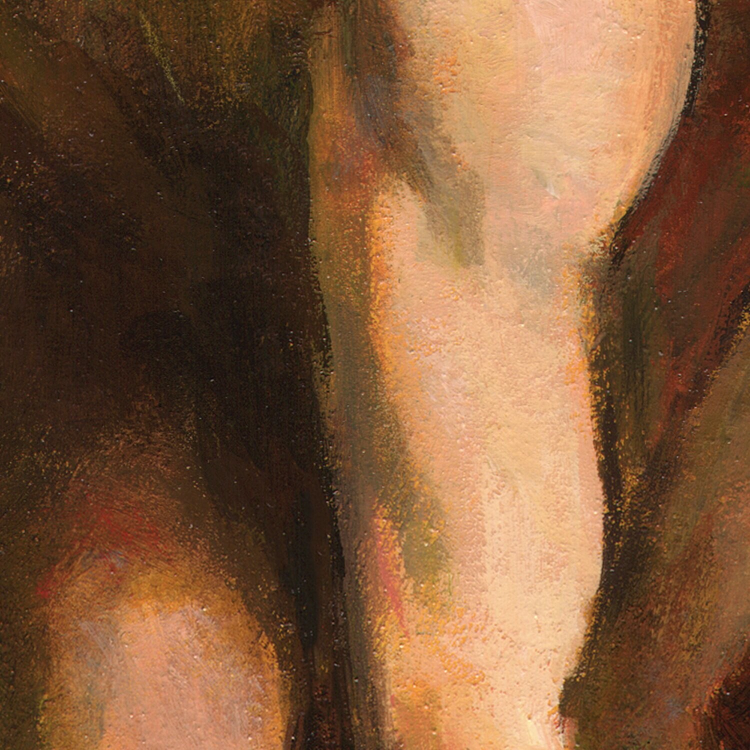 "Dwindling Time" (after Etty) Original Painting on Panel