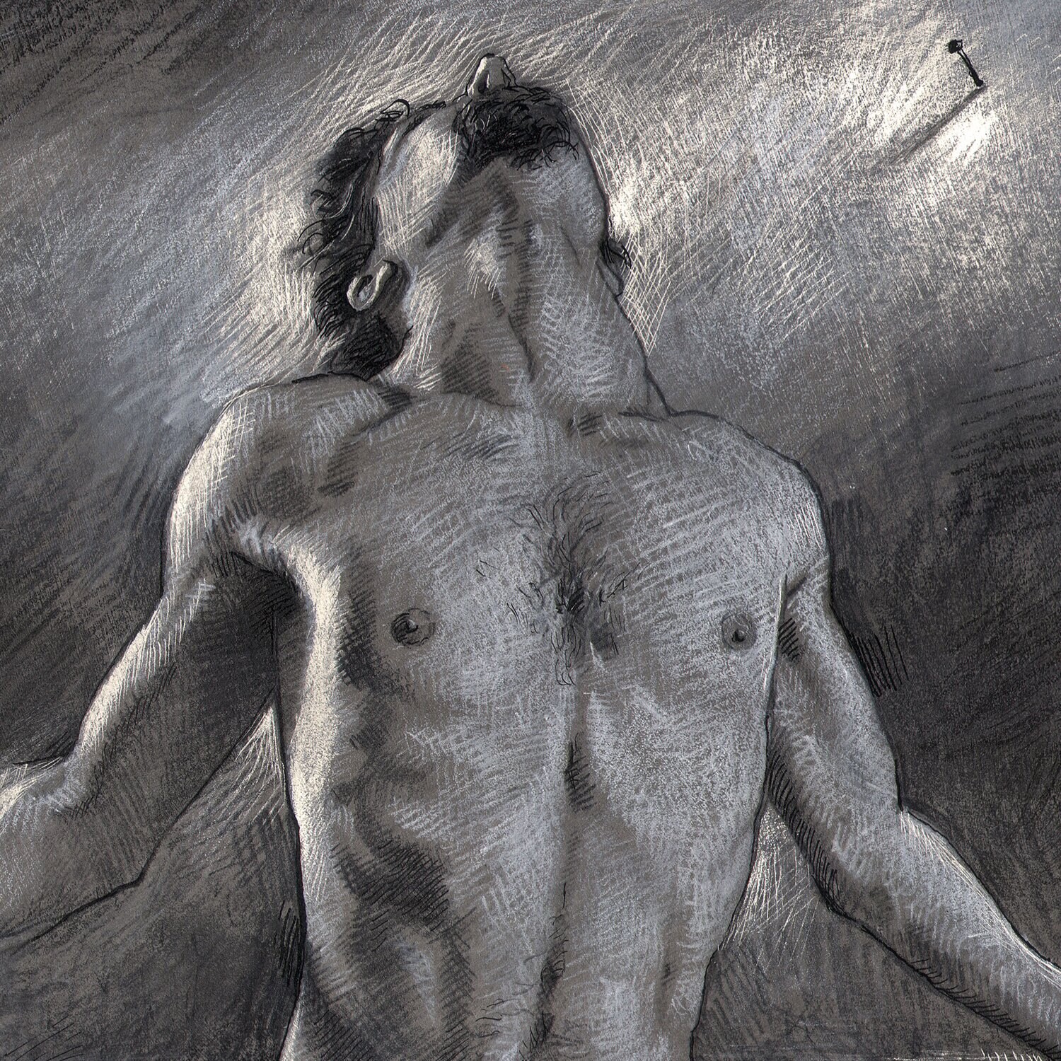 "Snapped" Original Mixed-Media Drawing
