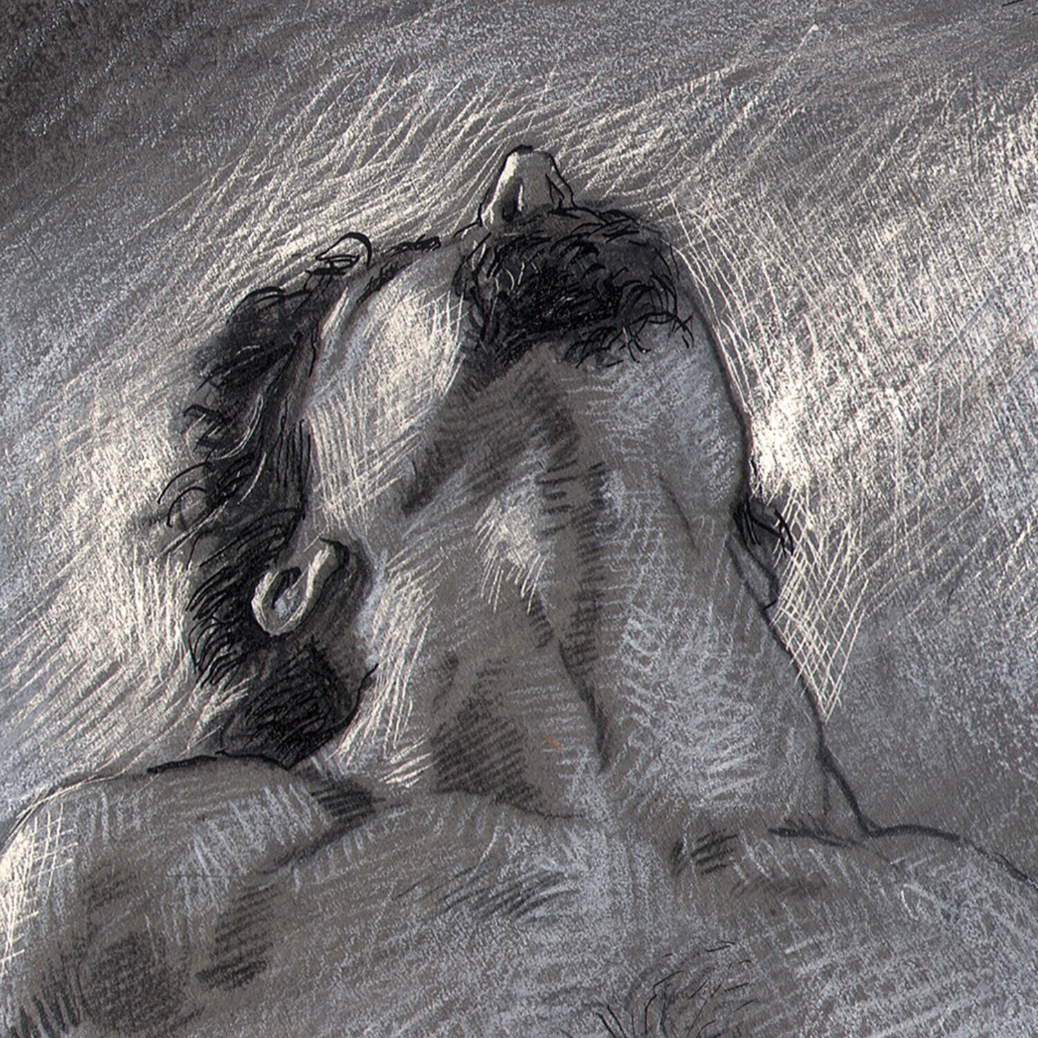 "Snapped" Original Mixed-Media Drawing