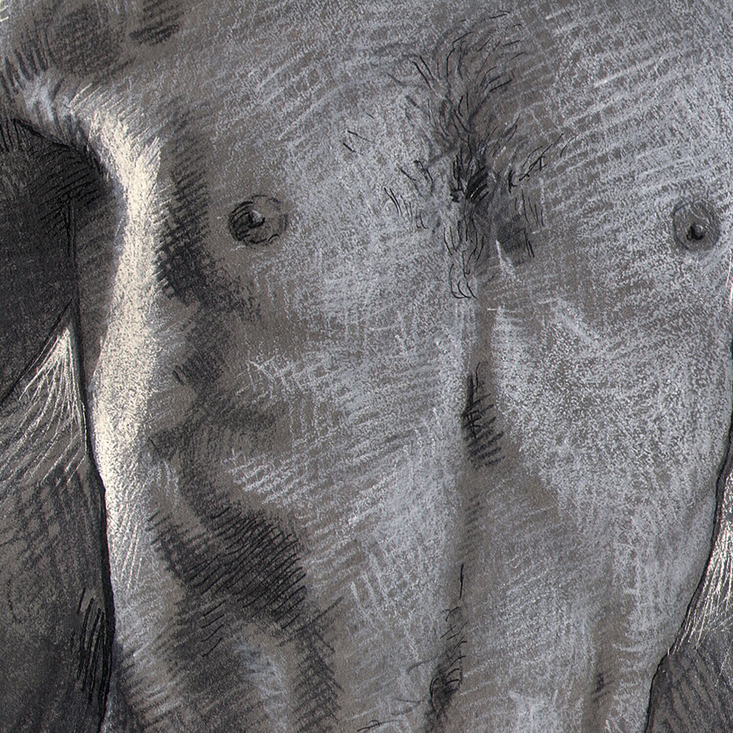 "Snapped" Original Mixed-Media Drawing