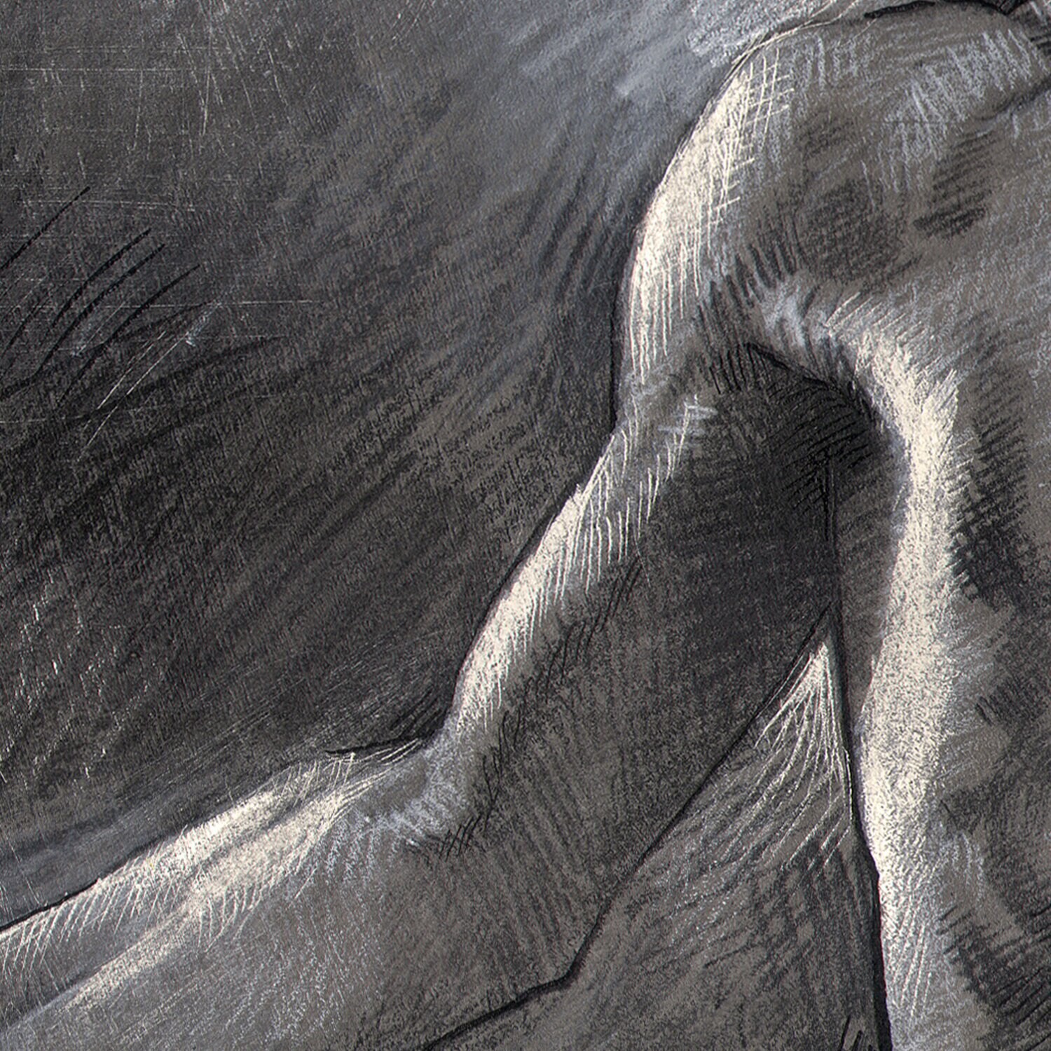"Snapped" Original Mixed-Media Drawing