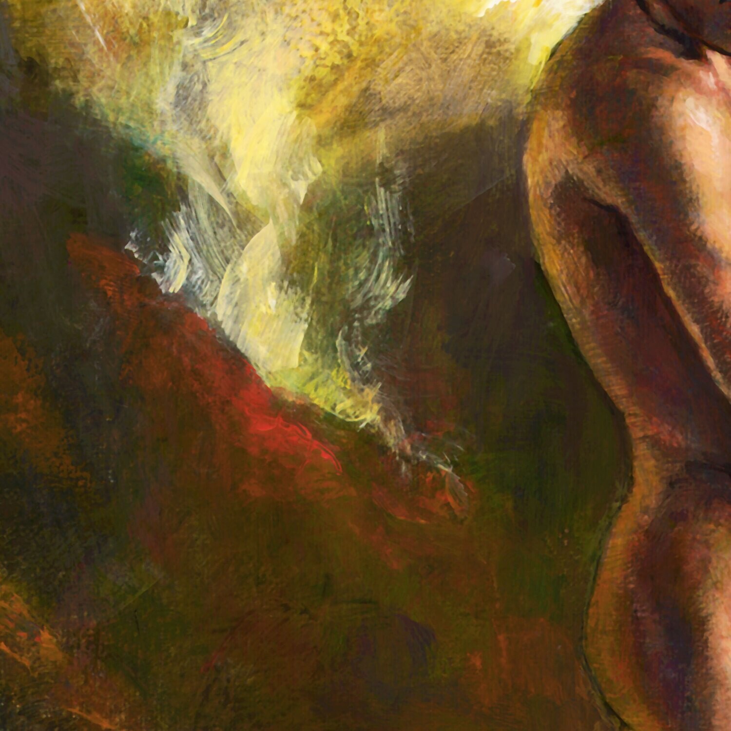 "The Rising" Original Framed Painting on Canvas