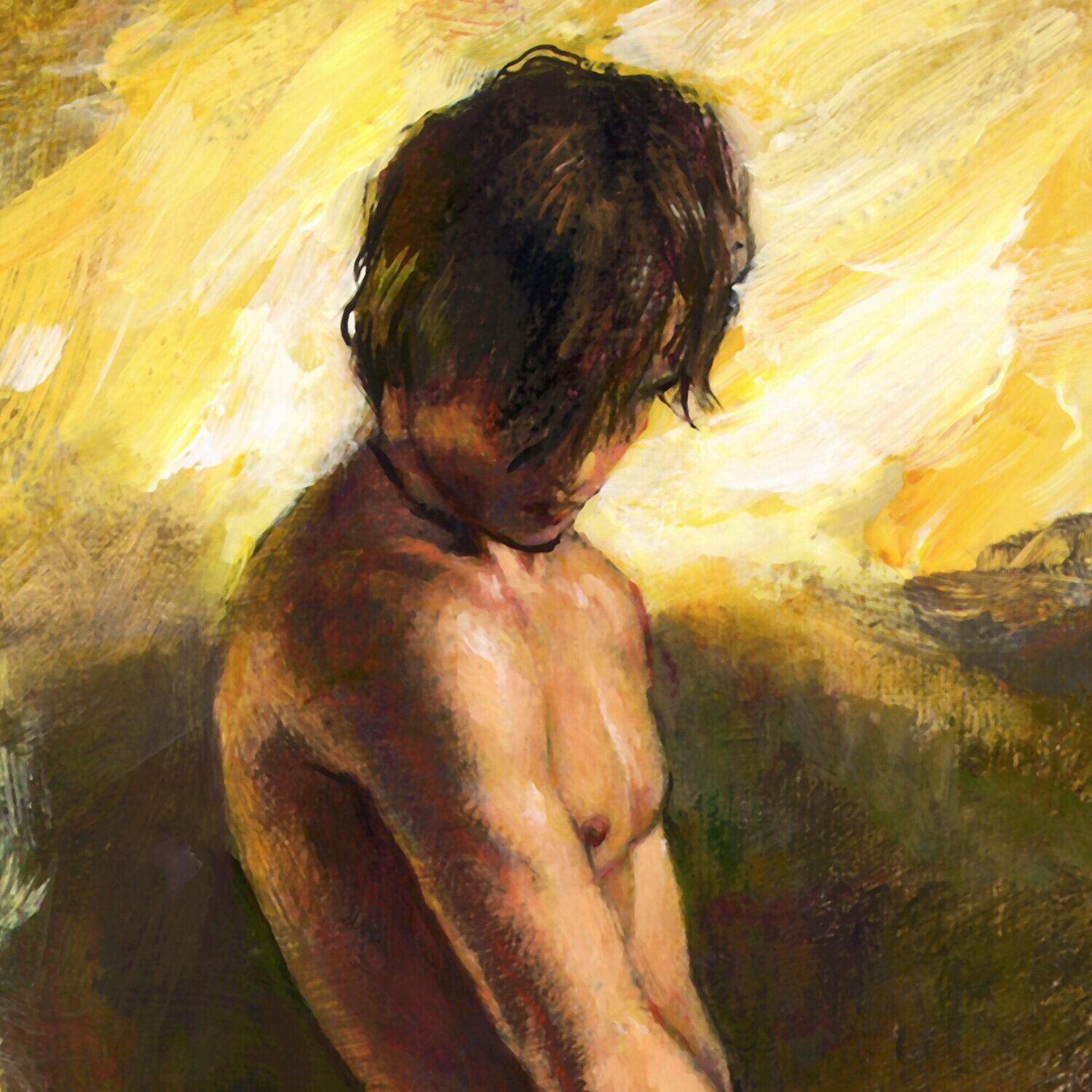 "The Rising" Original Framed Painting on Canvas