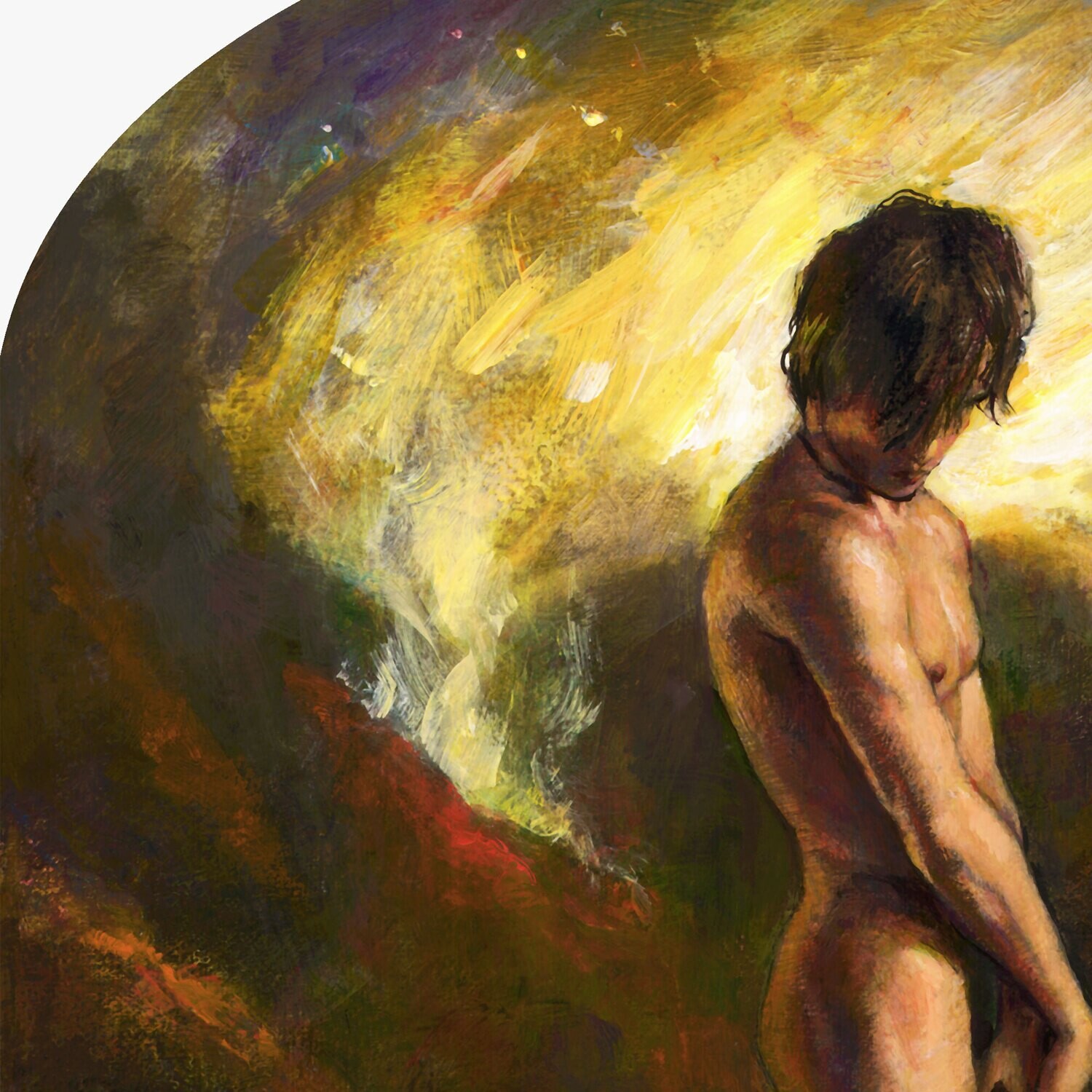 "The Rising" Original Framed Painting on Canvas