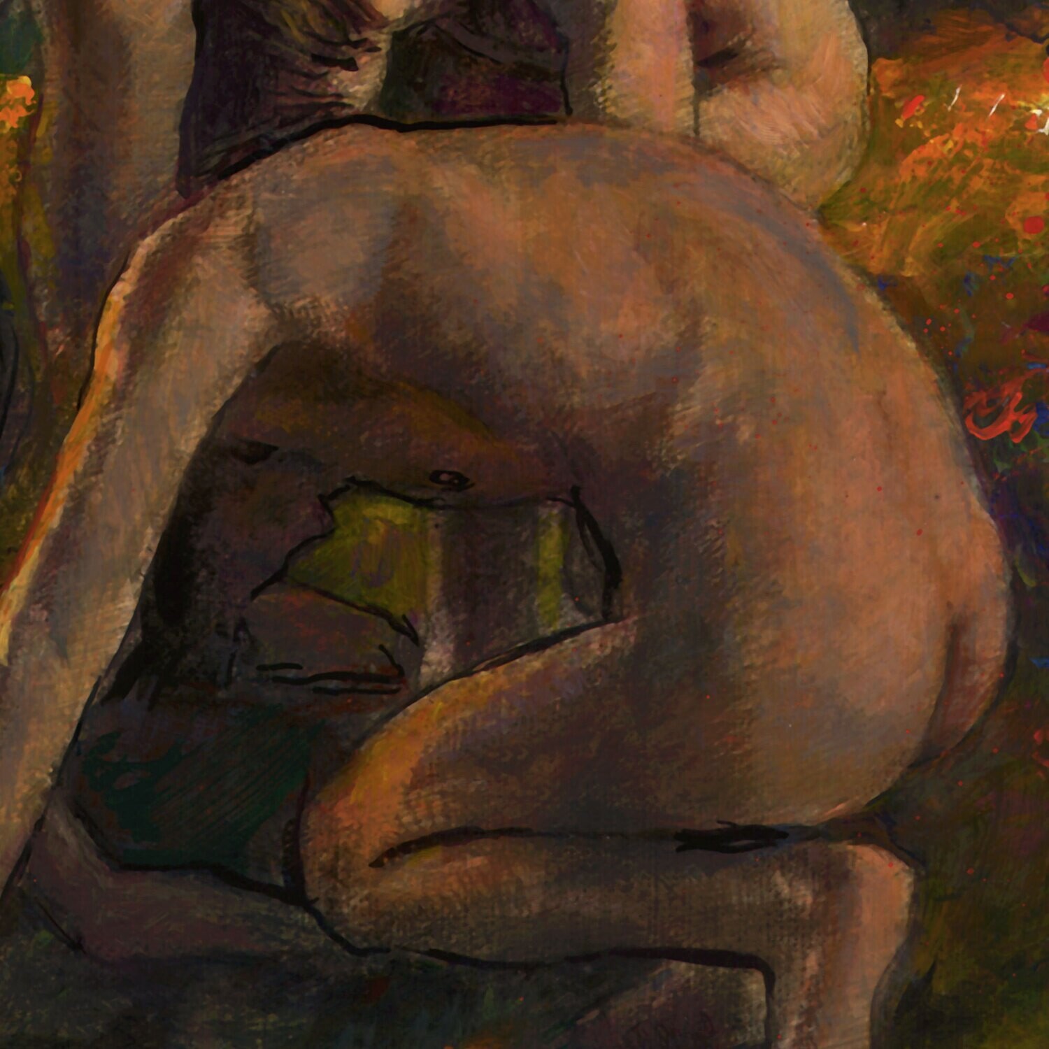 "The Rising" Original Framed Painting on Canvas
