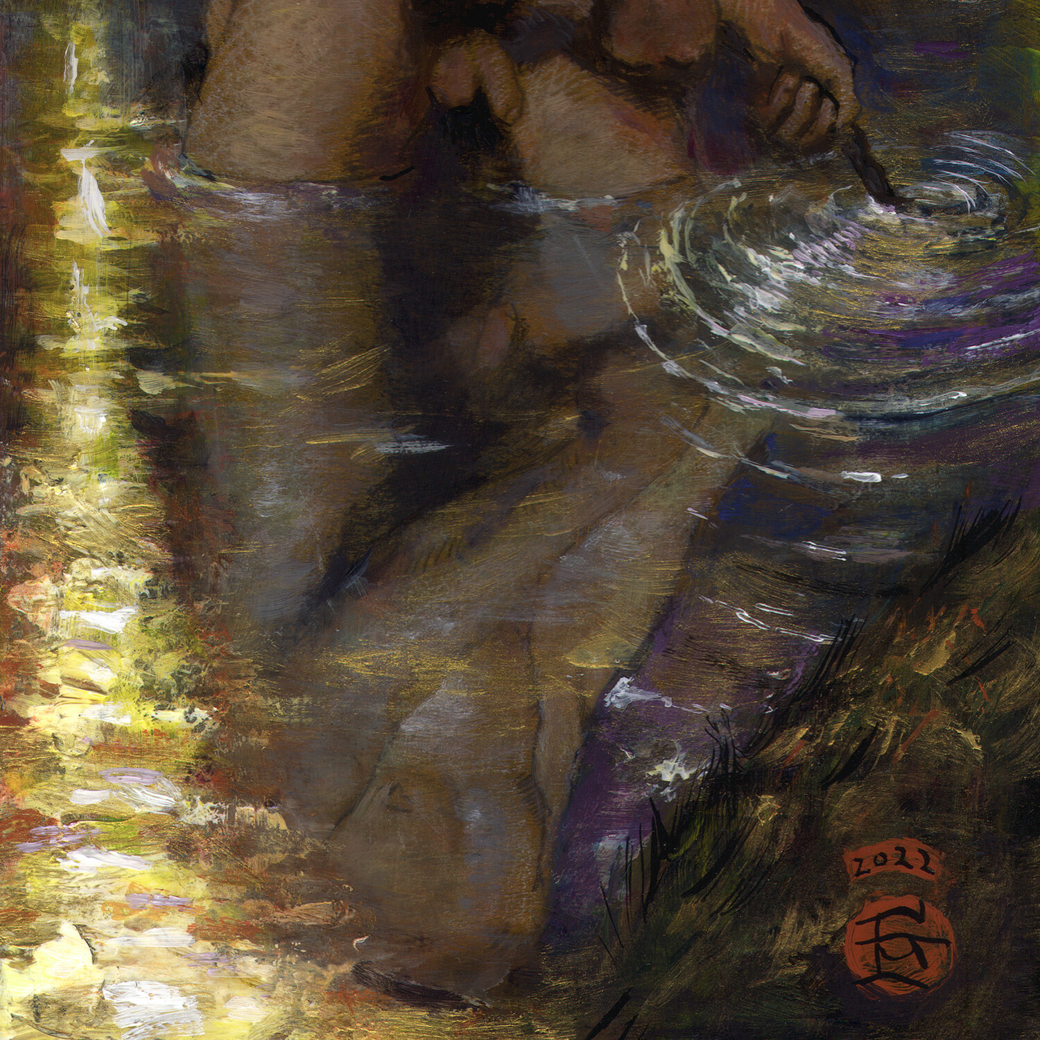 "Harvest" Original Painting on Panel