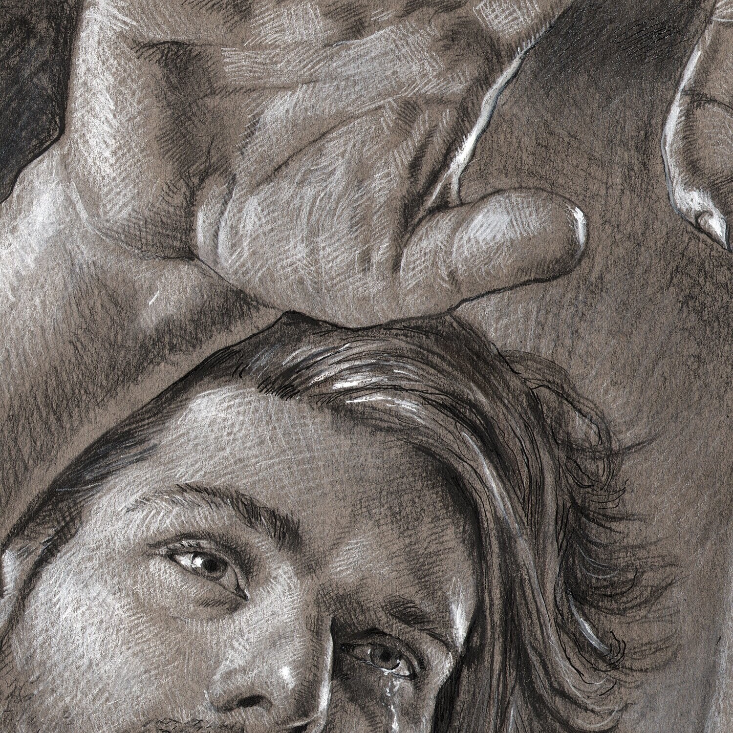 "Uplift" Original Mixed-Media Drawing