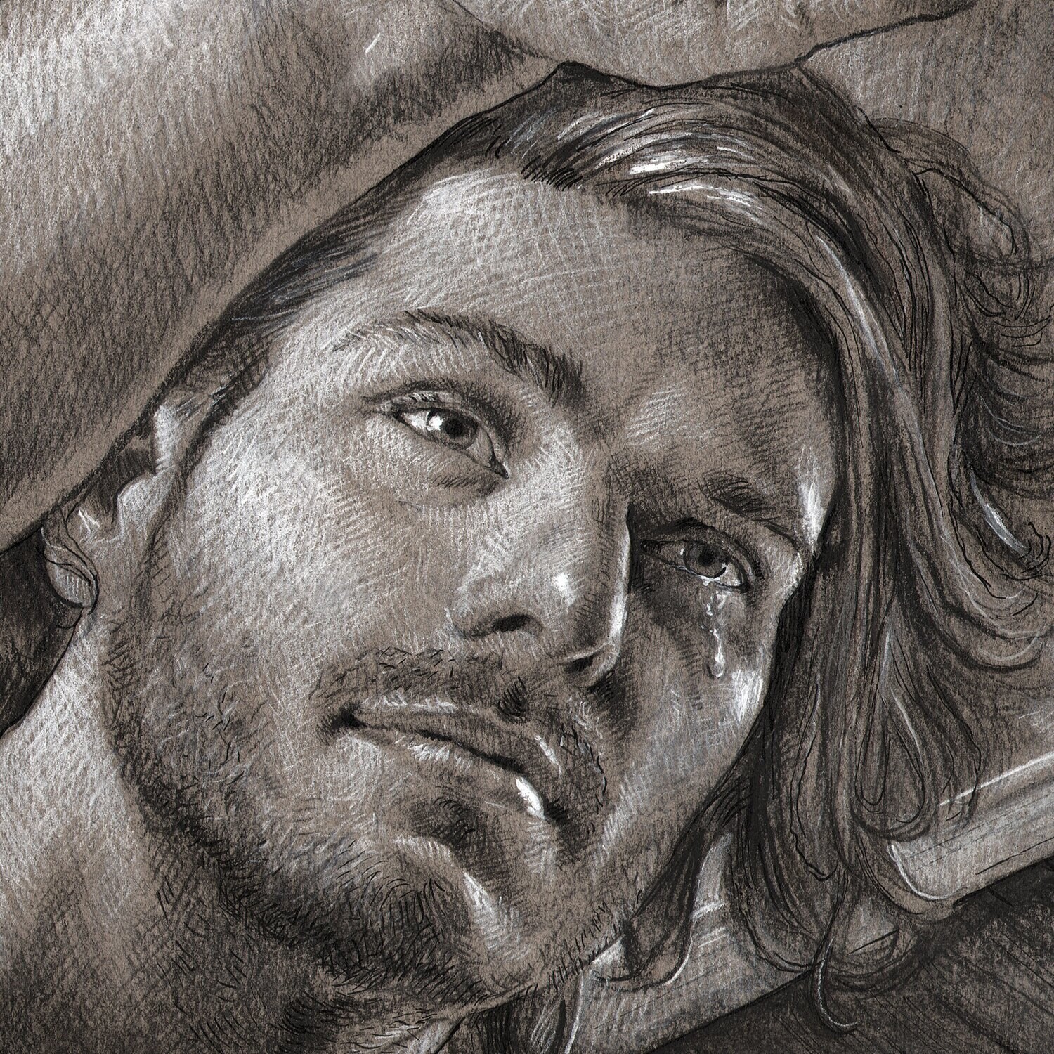 "Uplift" Original Mixed-Media Drawing