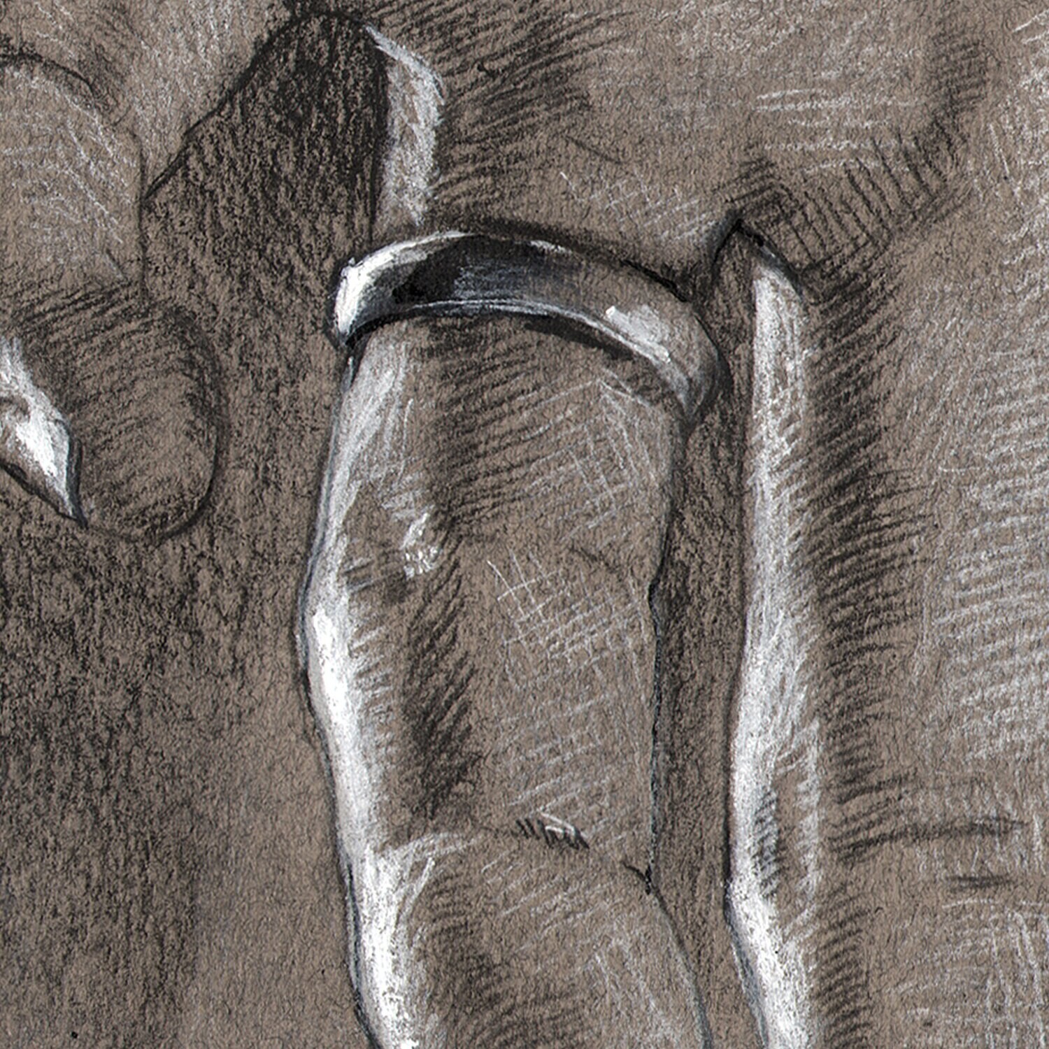 "Uplift" Original Mixed-Media Drawing