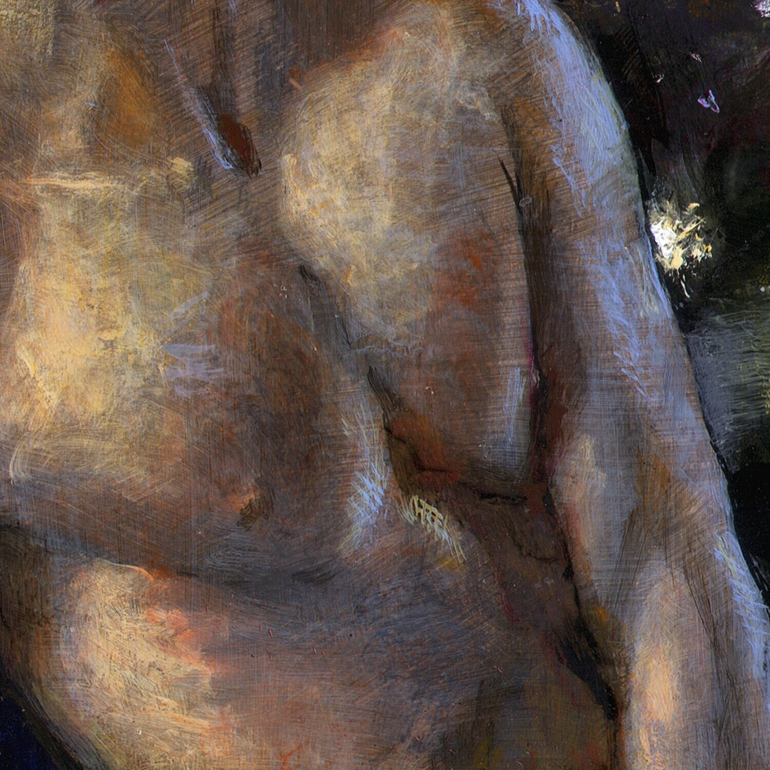 "The Roof" Original Painting on Panel