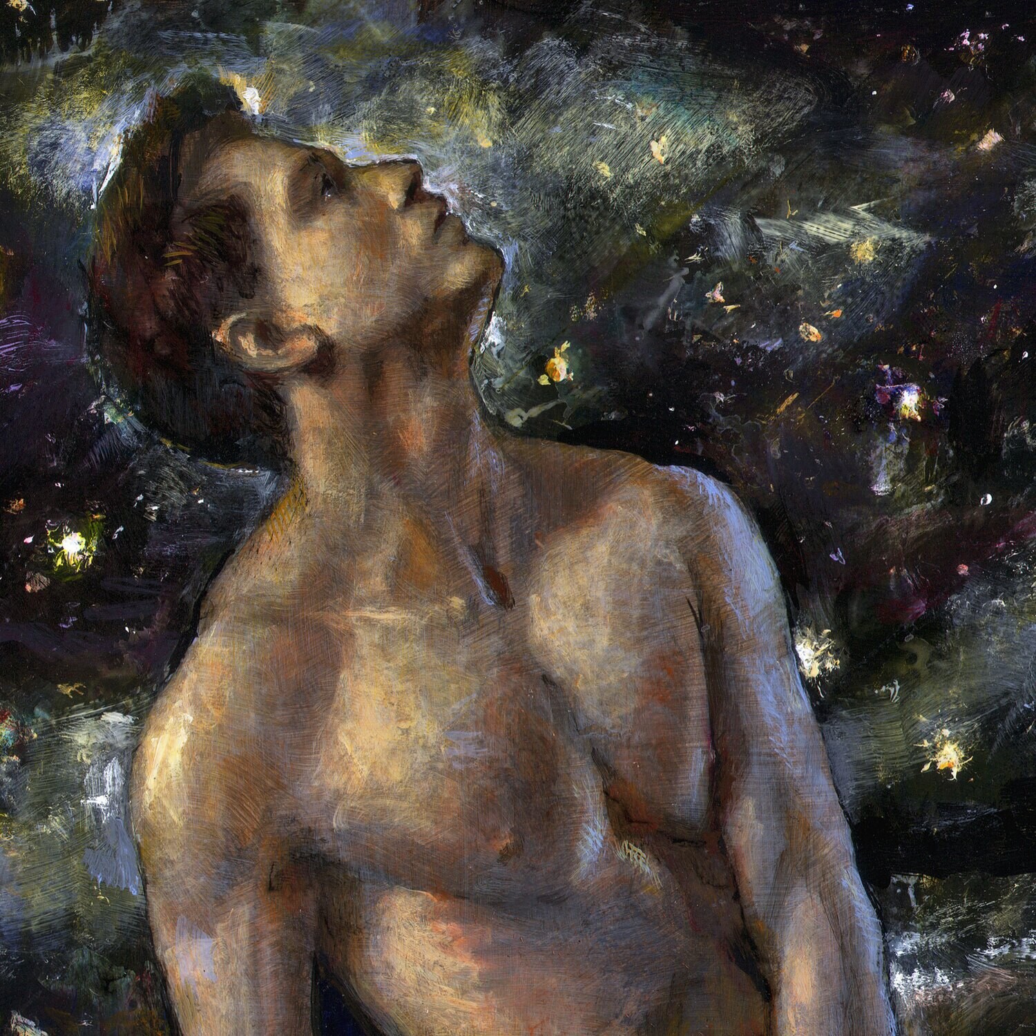 "The Roof" Original Painting on Panel