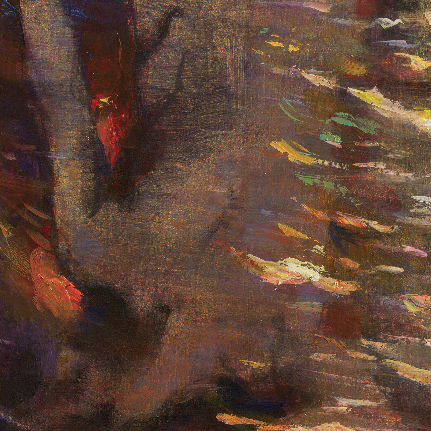 "The Shallows" Original Painting on Panel 20" X 10"