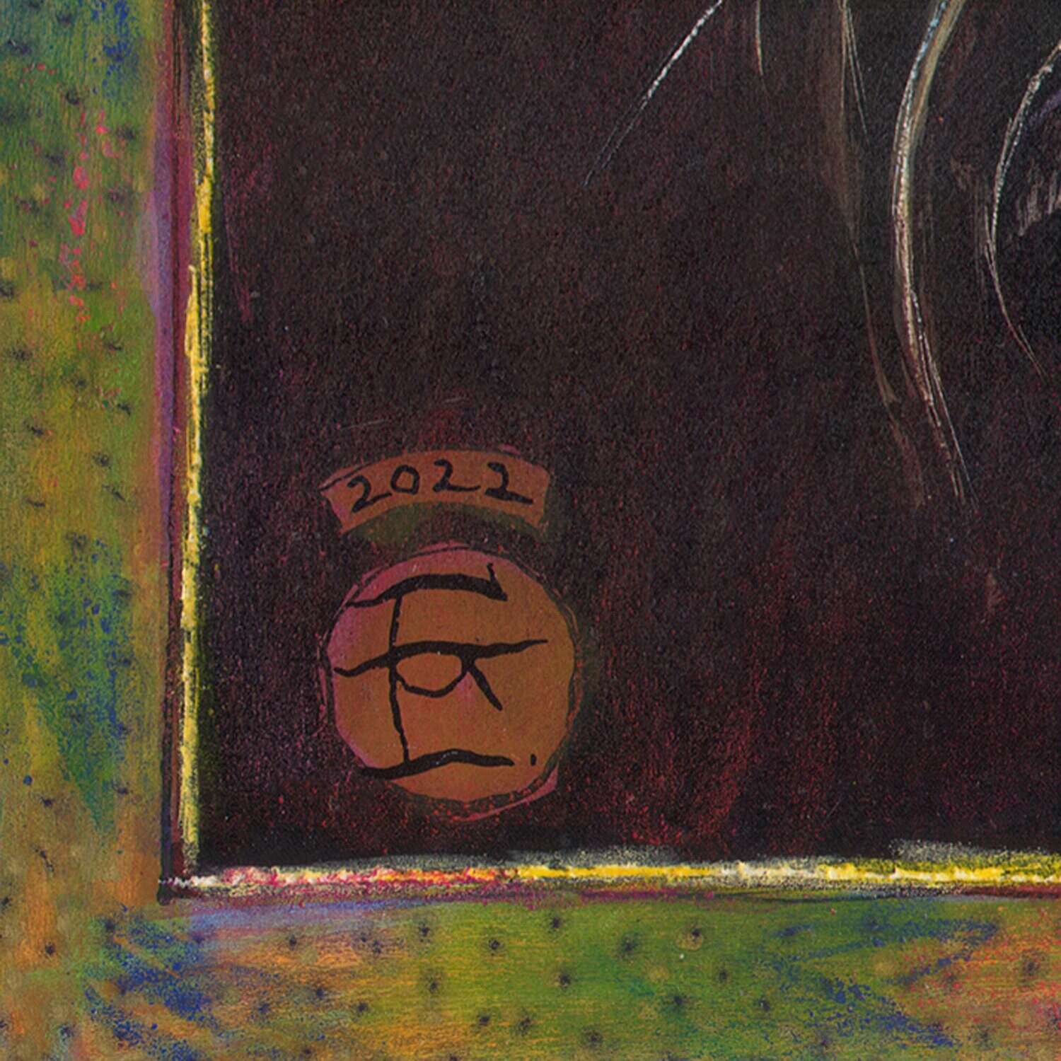 "Outside, Looking In" Original Mixed-Media Work on Paper