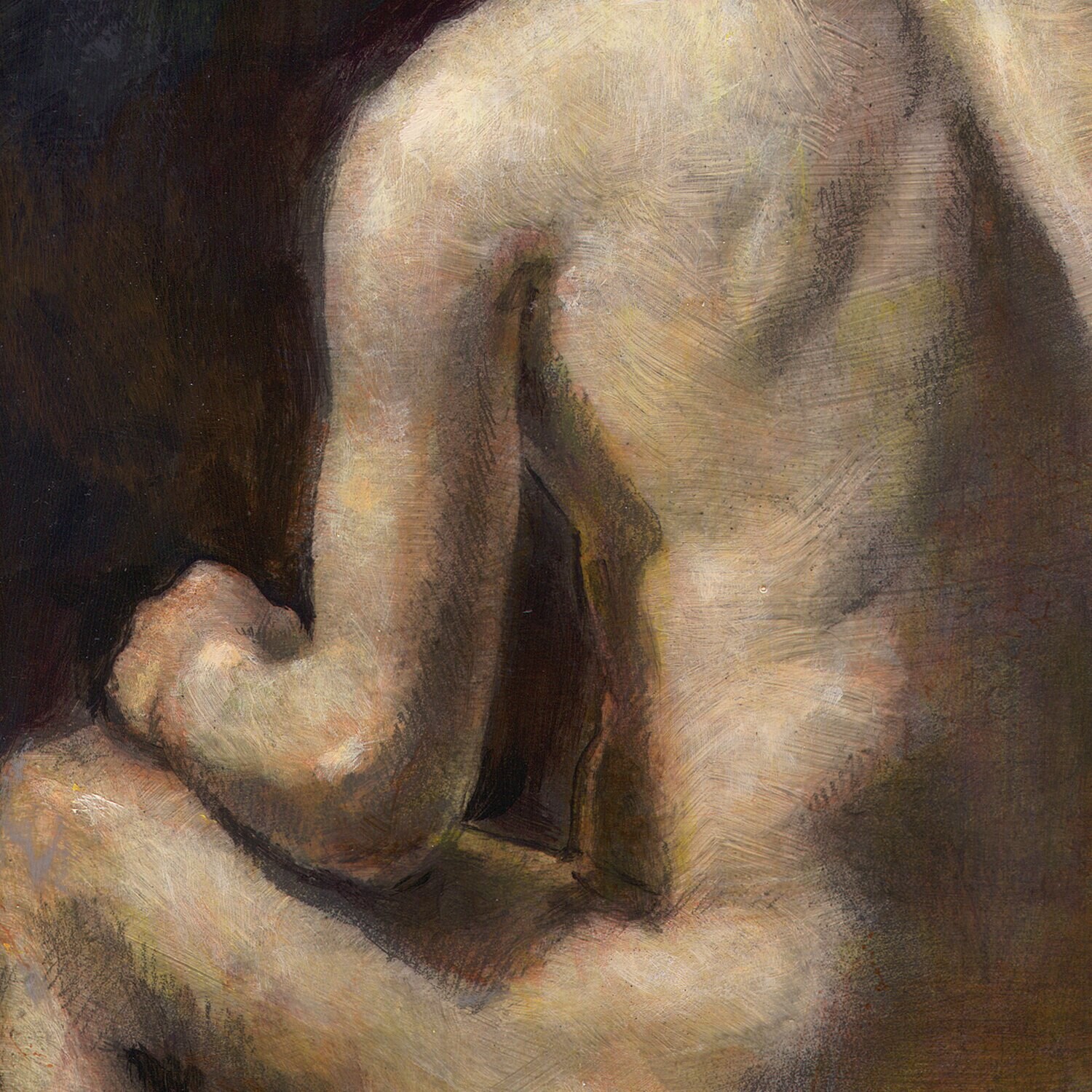 "Patience" Original Painting on Panel