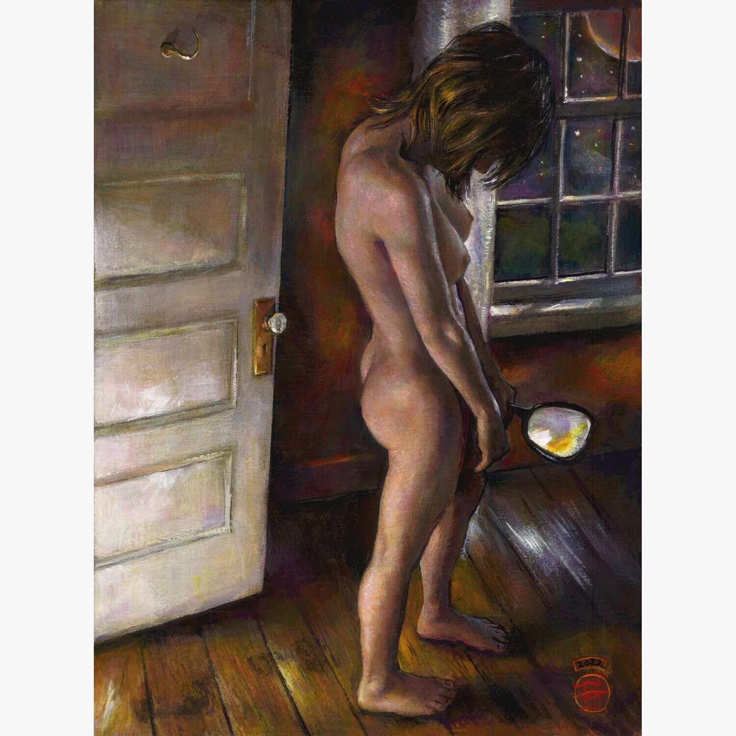 "The Empty House" Original Painting on Canvas